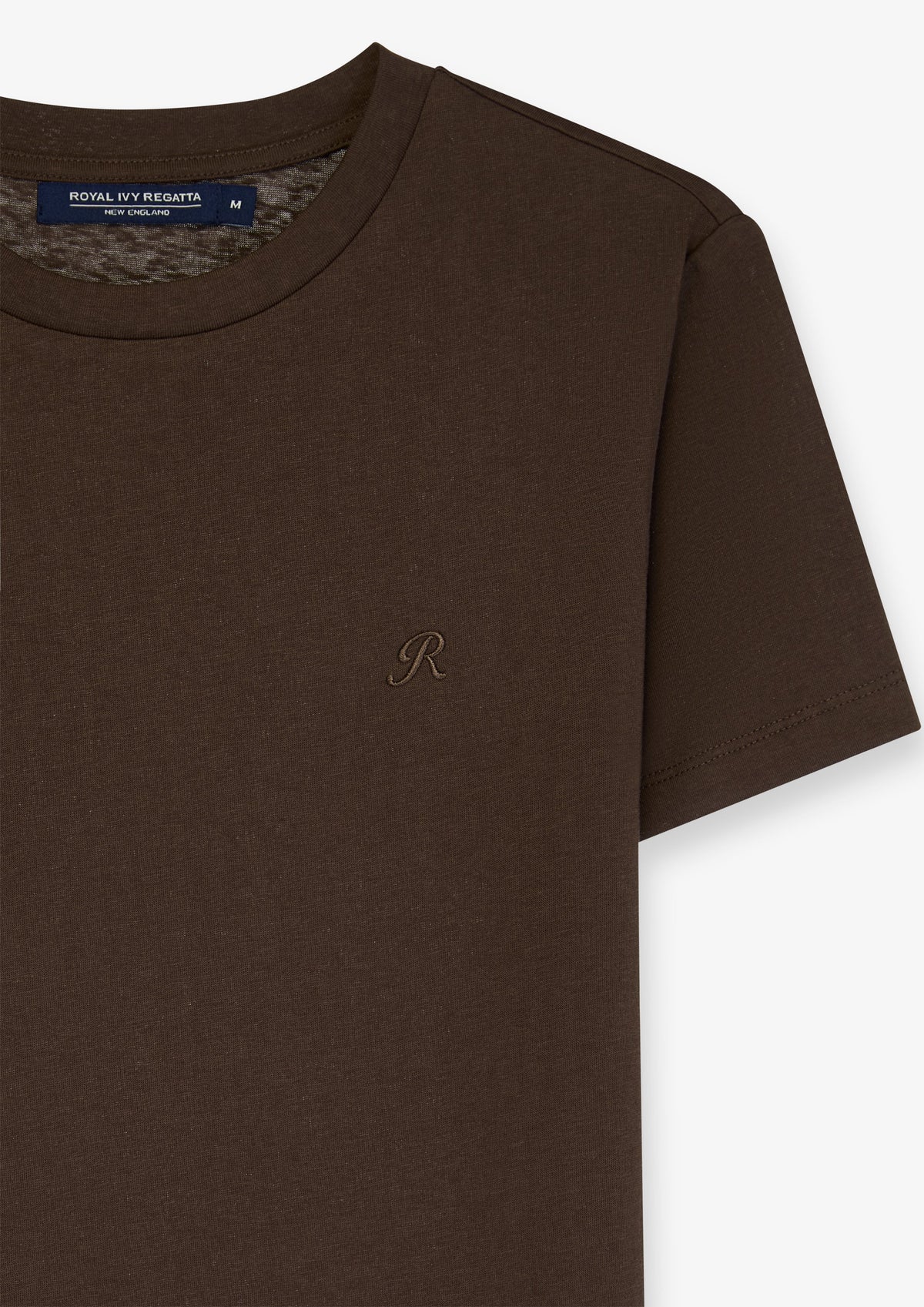 Minimal Embroidered Crewneck T-Shirt
