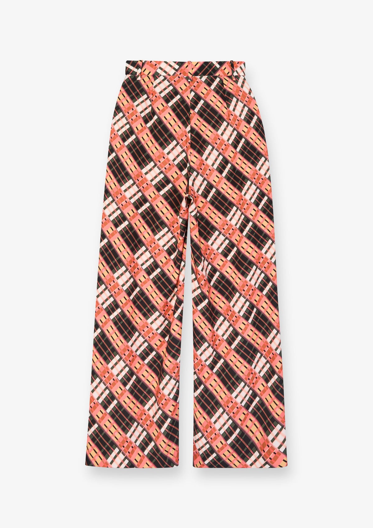 Geometric Print Wide Leg Pants