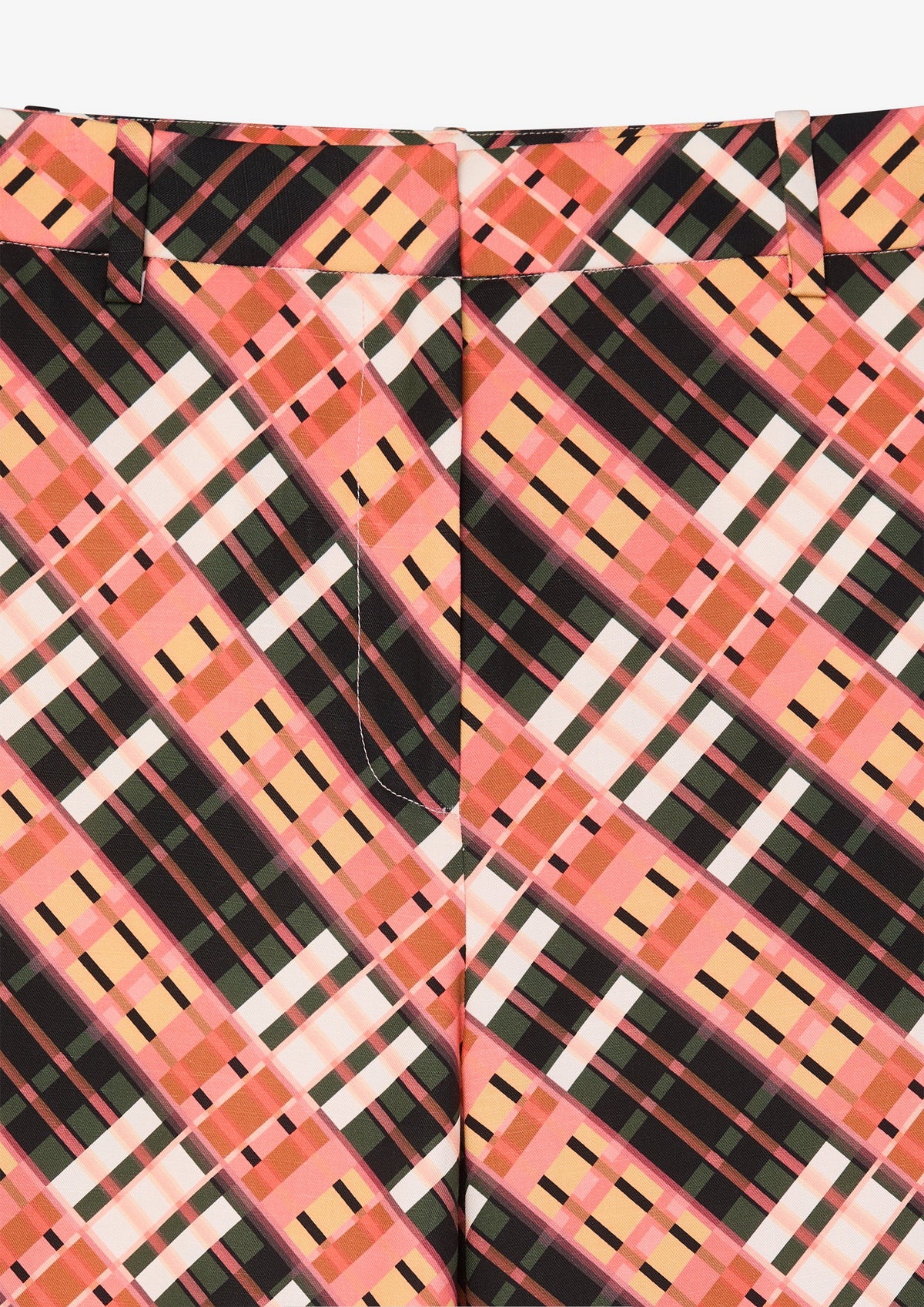 Geometric Print Wide Leg Pants