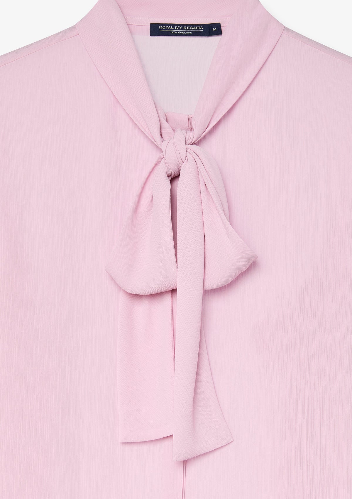 Soft Tie Neck Long Sleeve Blouse