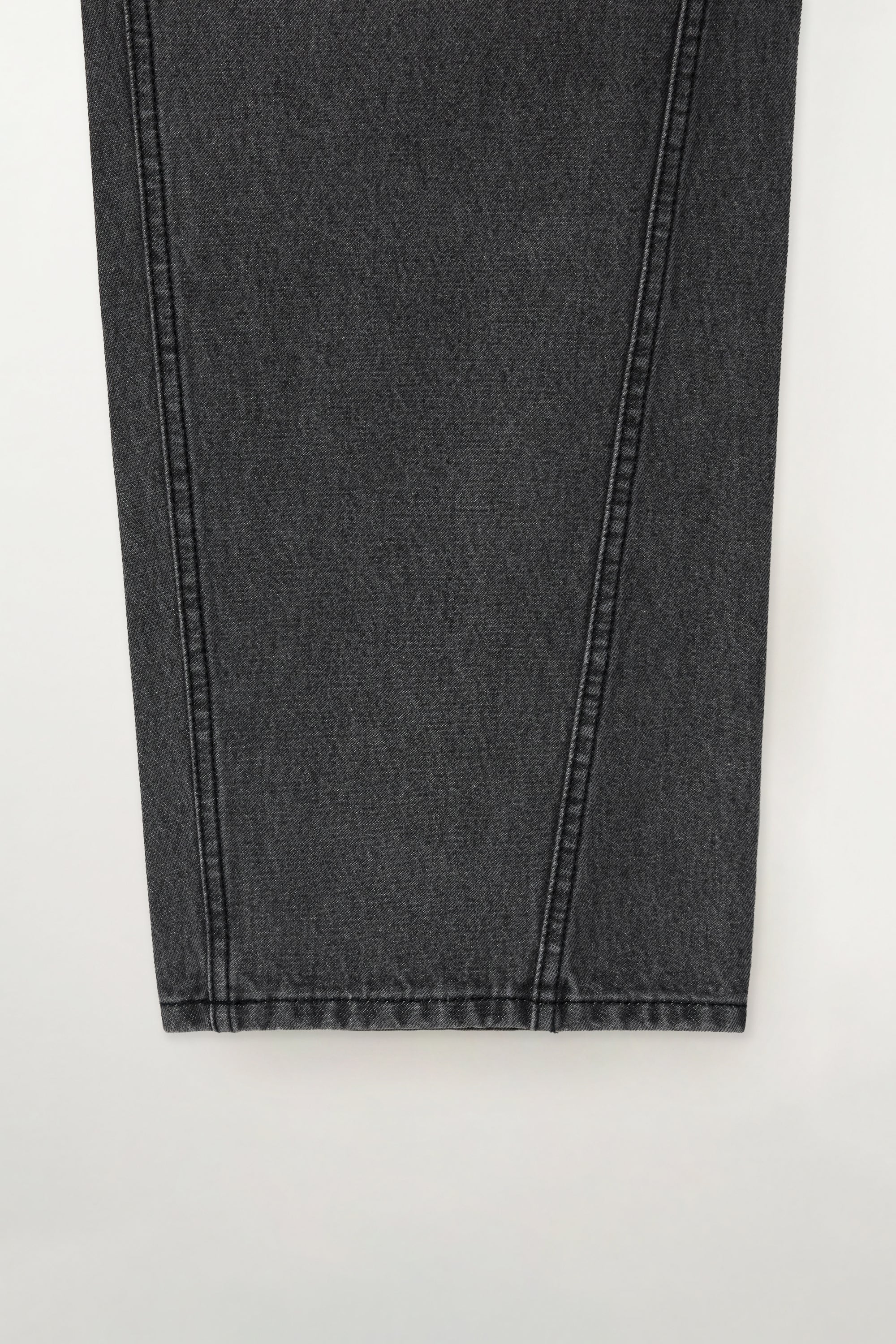 (M) Barrel Fit Color Denim Pants Gray