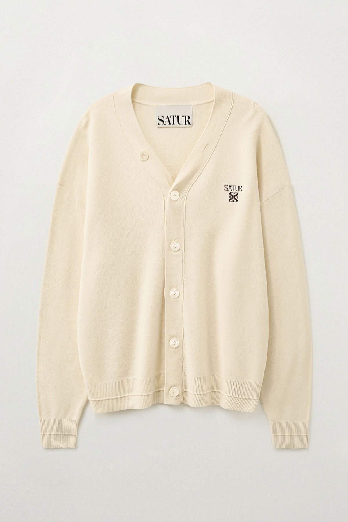 (M) Essential Faro Cardigan Cream