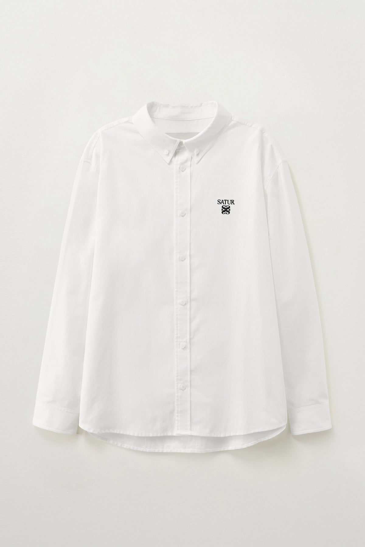 (M) Loren Oxford Shirt White