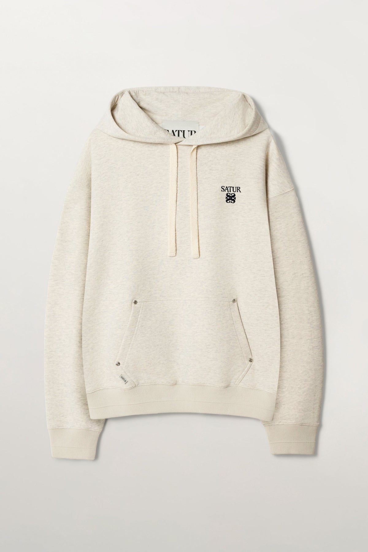 (M) Loren Small Logo Hoodie Oatmeal