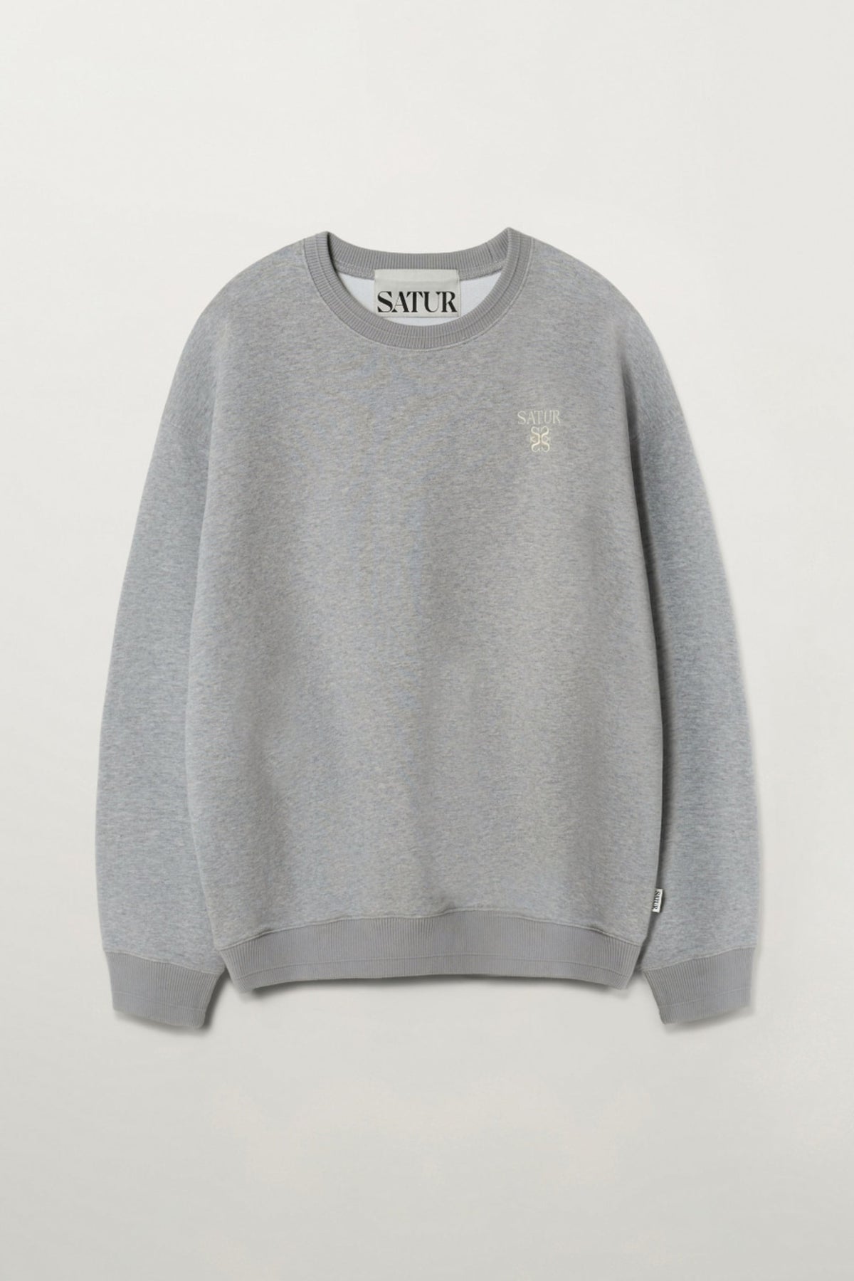 (M) Loren Sl Sweatshirt Melange Gray
