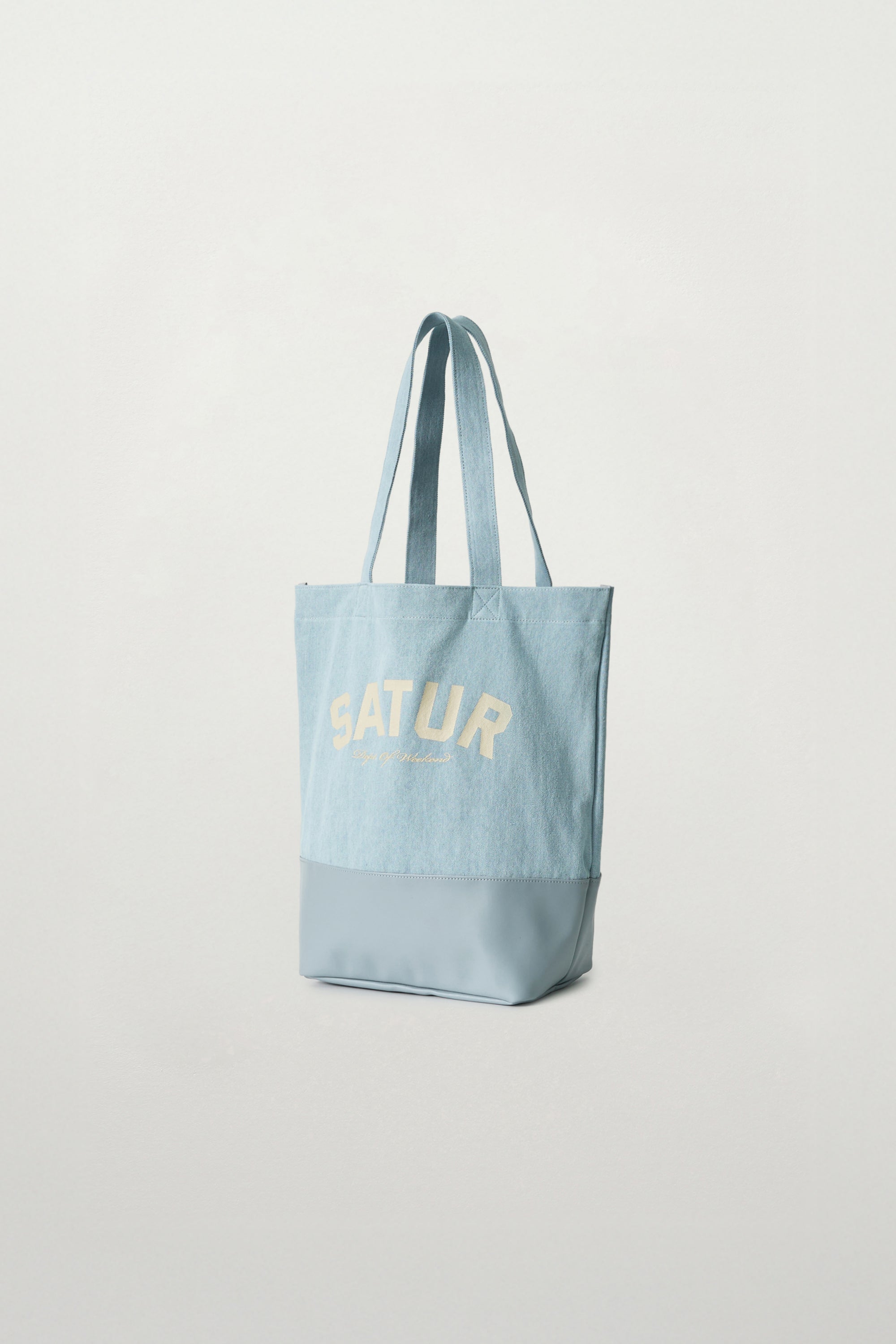 (U) Denim Shoulder Bag Light Blue