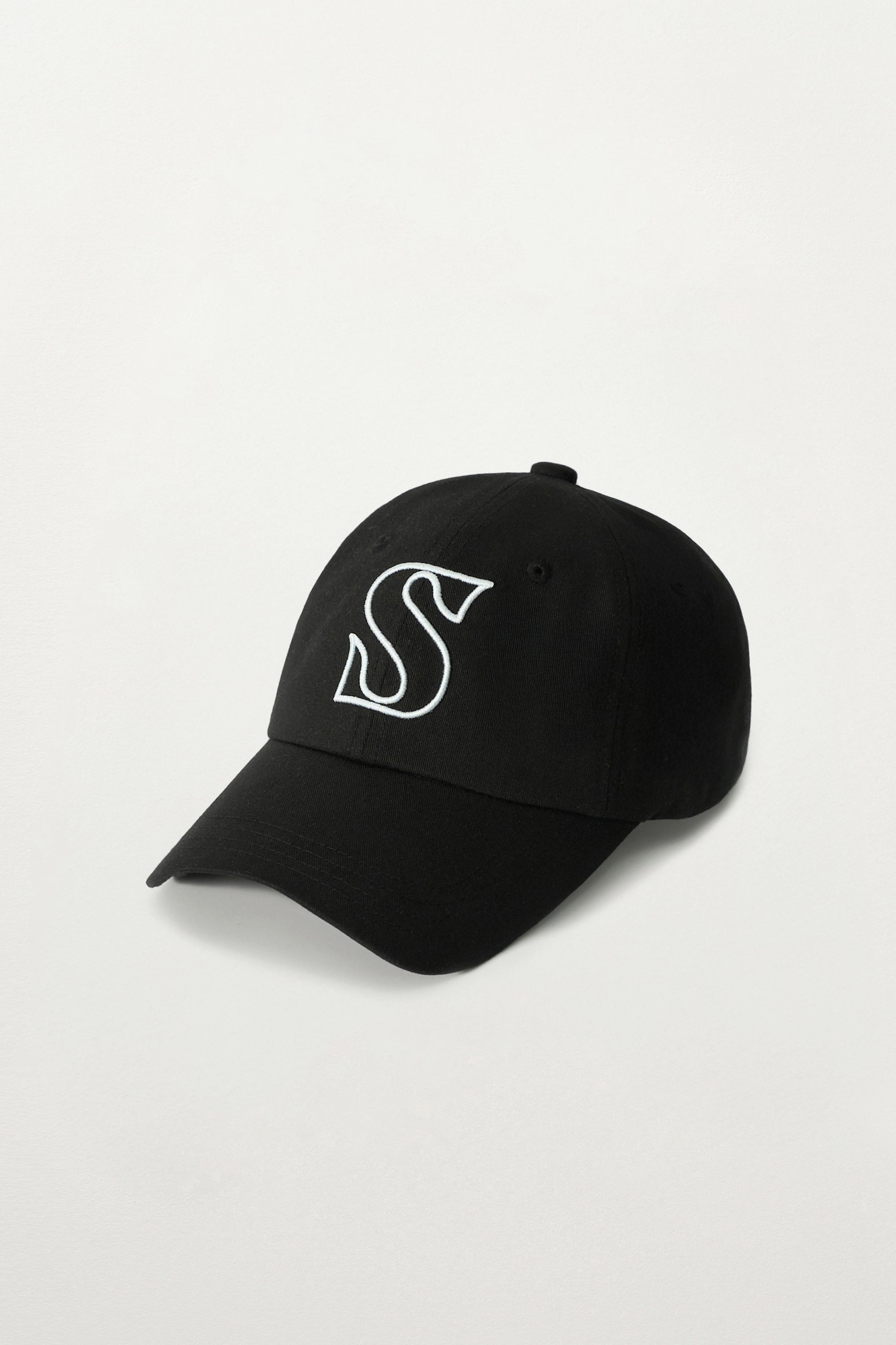 (U) S Logo Casual Ball Cap Black