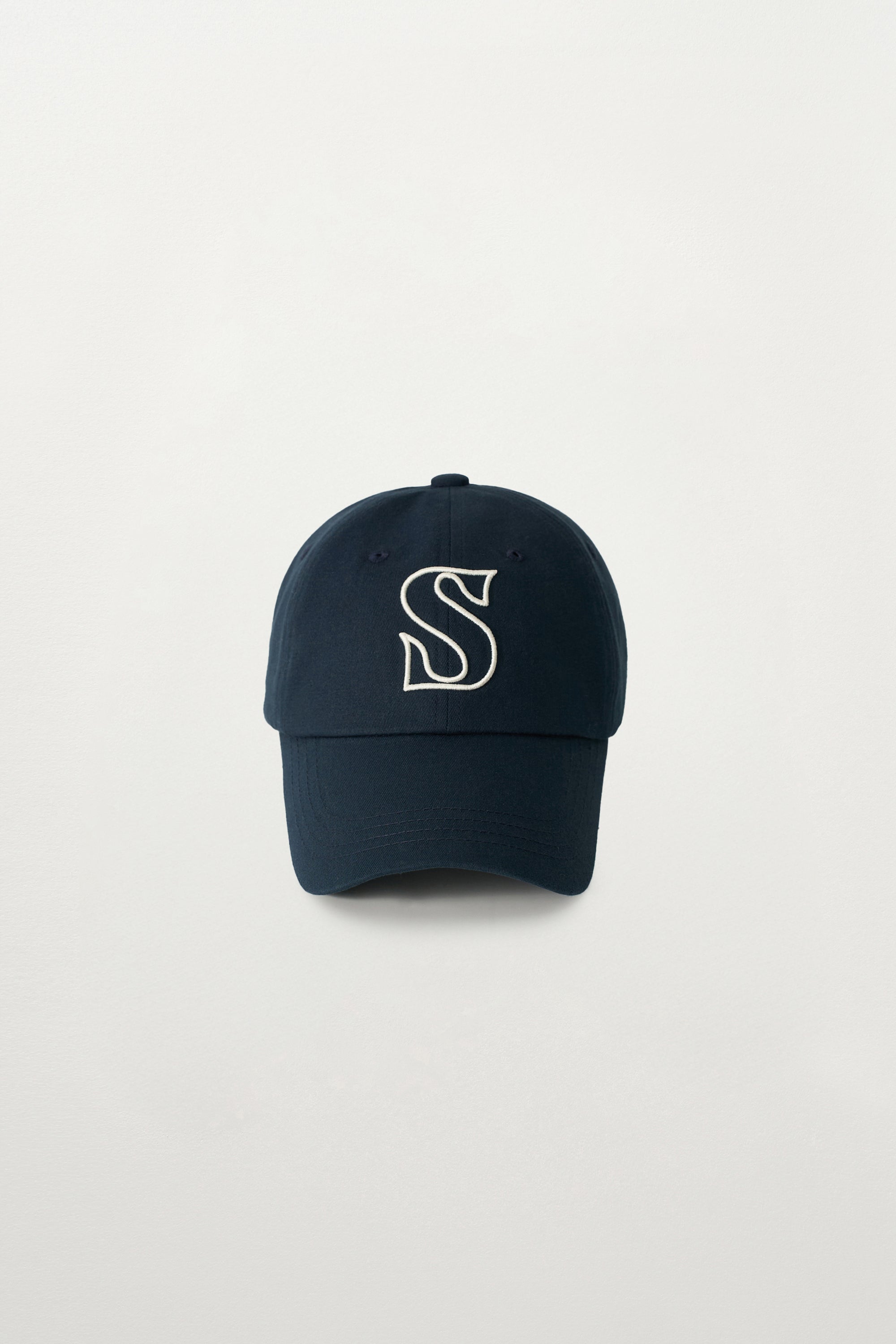 (U) S Logo Casual Ball Cap Navy