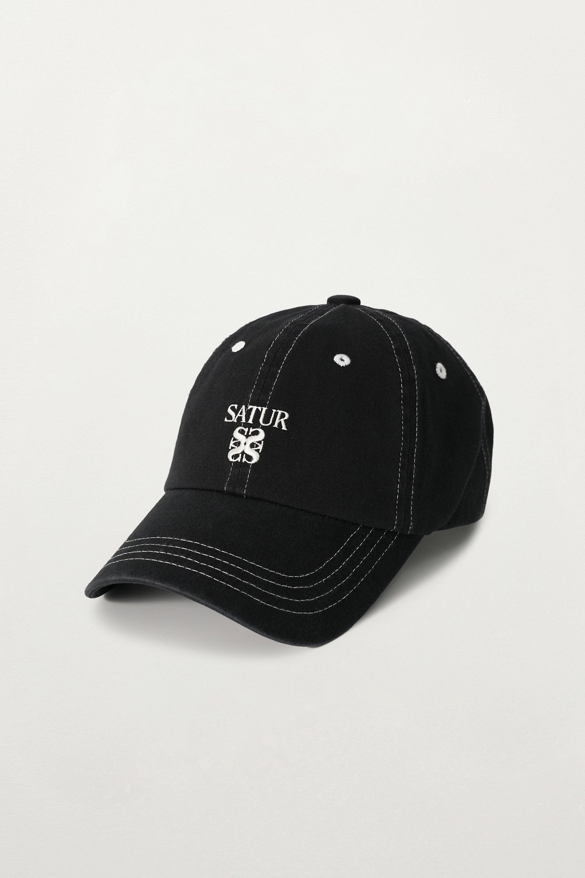 (U) Contrast Dyed Ball Cap Black