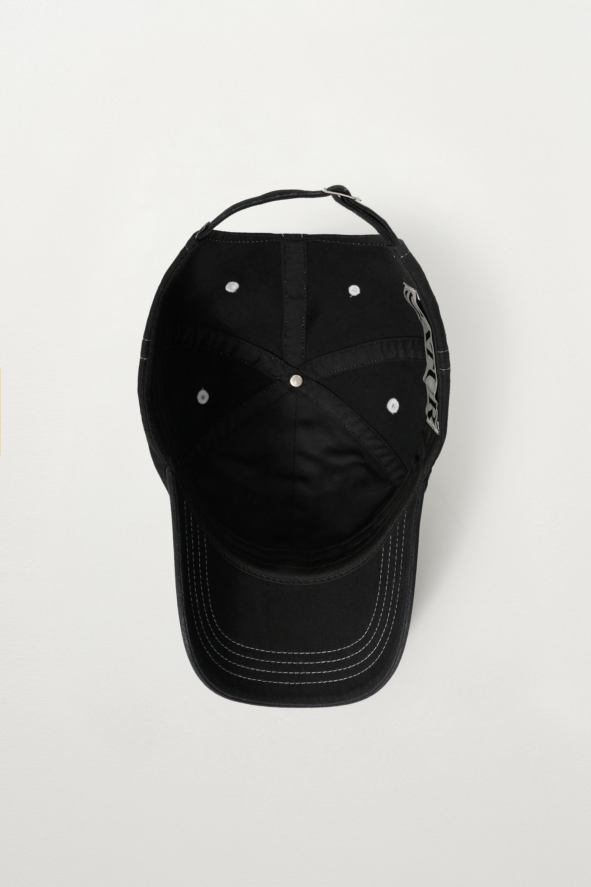(U) Contrast Dyed Ball Cap Black