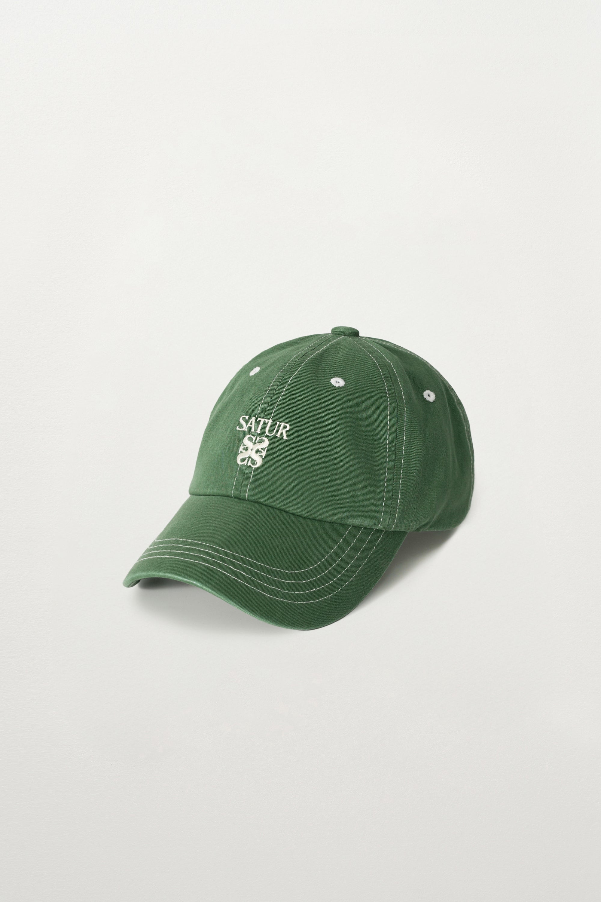 (U) Contrast Dyed Ball Cap Green