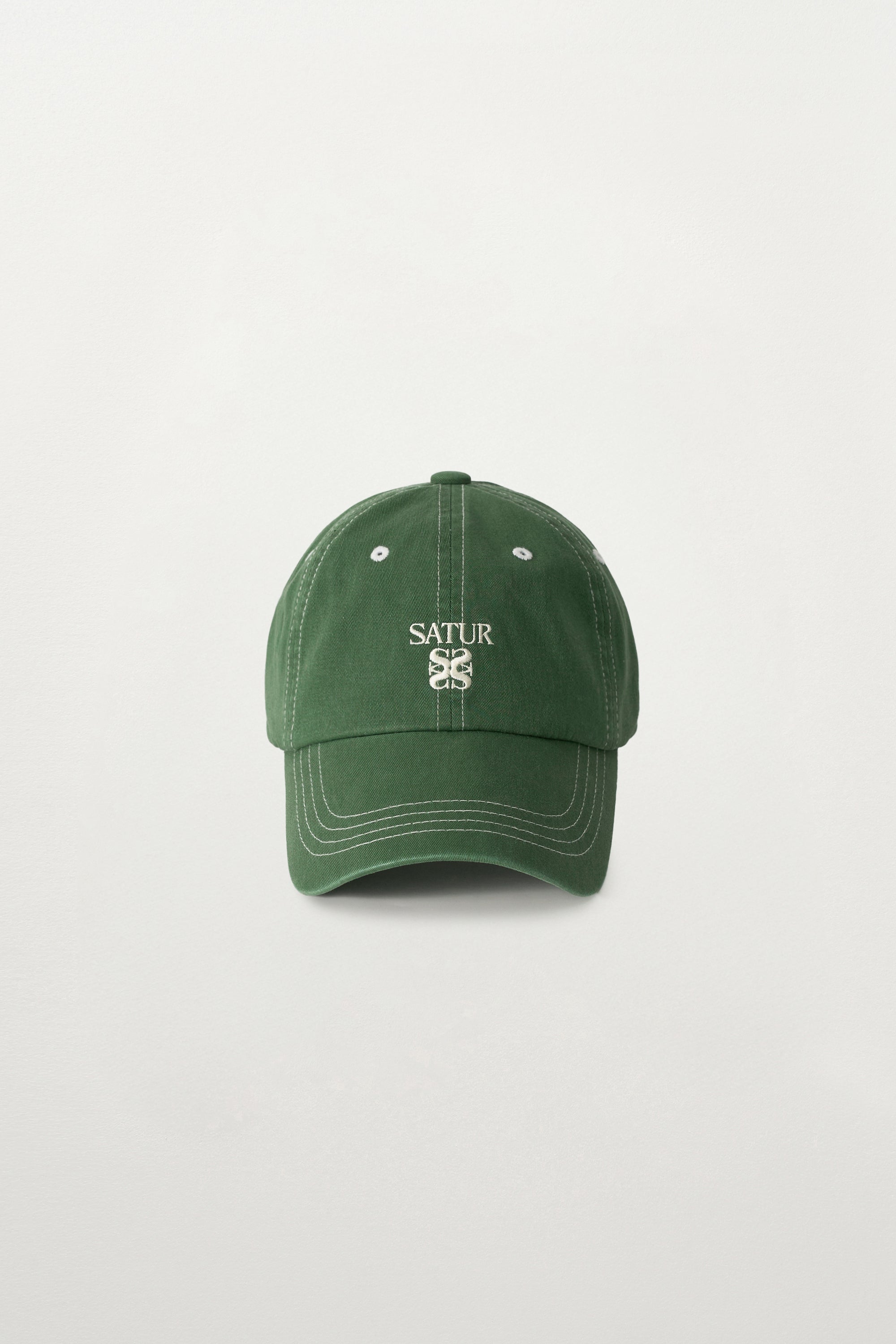 (U) Contrast Dyed Ball Cap Green
