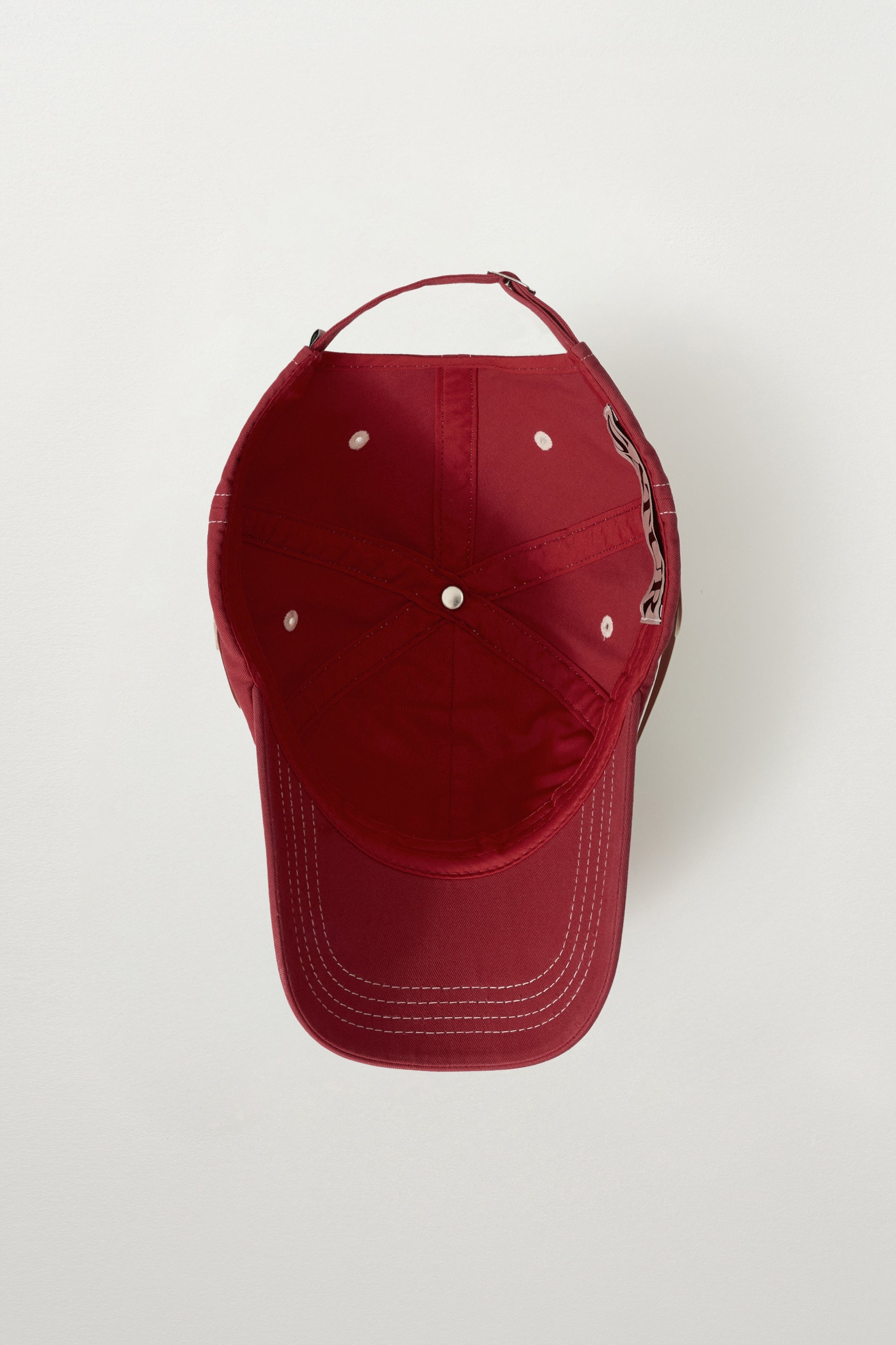 (U) Contrast Dyed Ball Cap Red