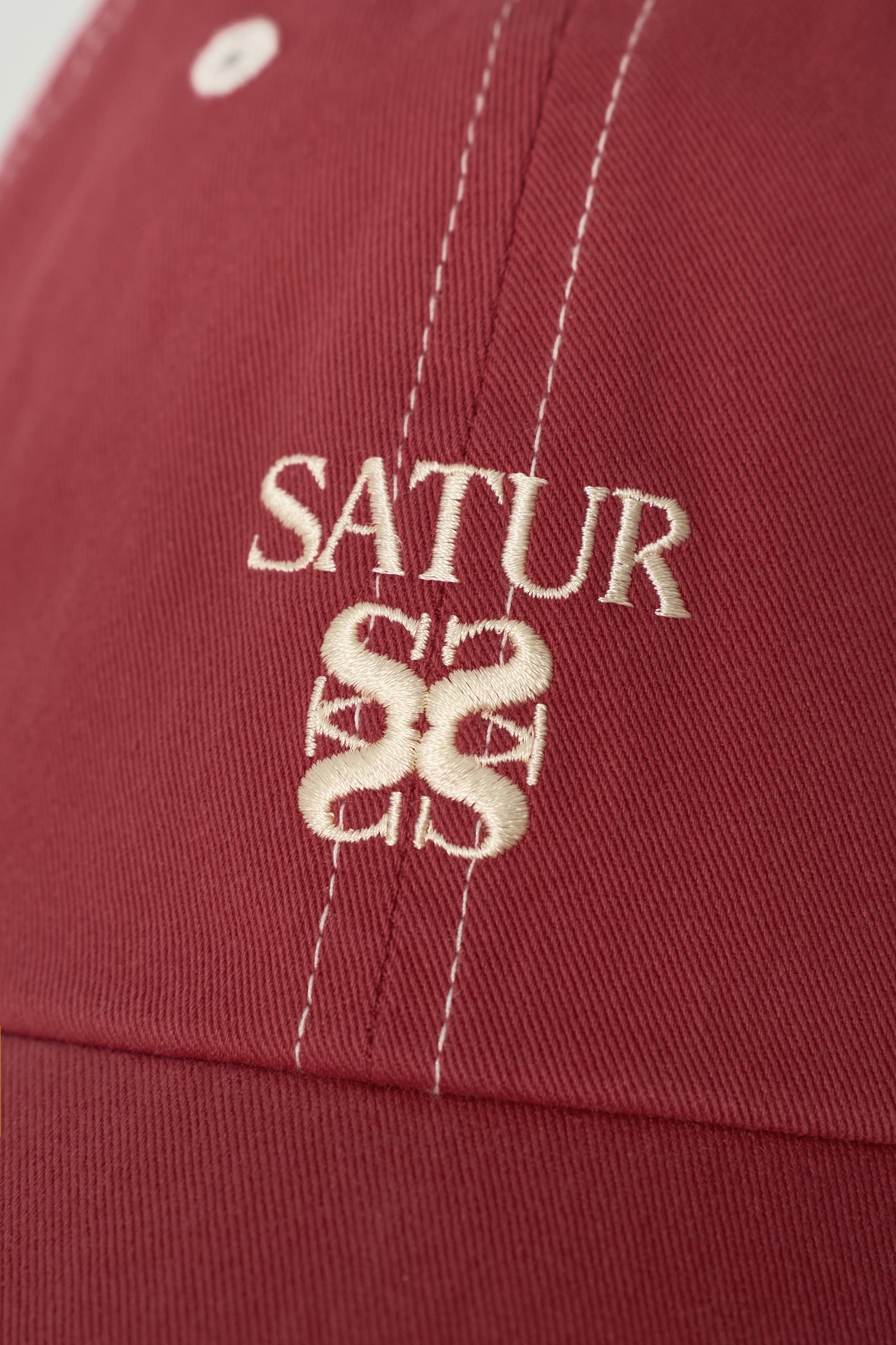 (U) Contrast Dyed Ball Cap Red
