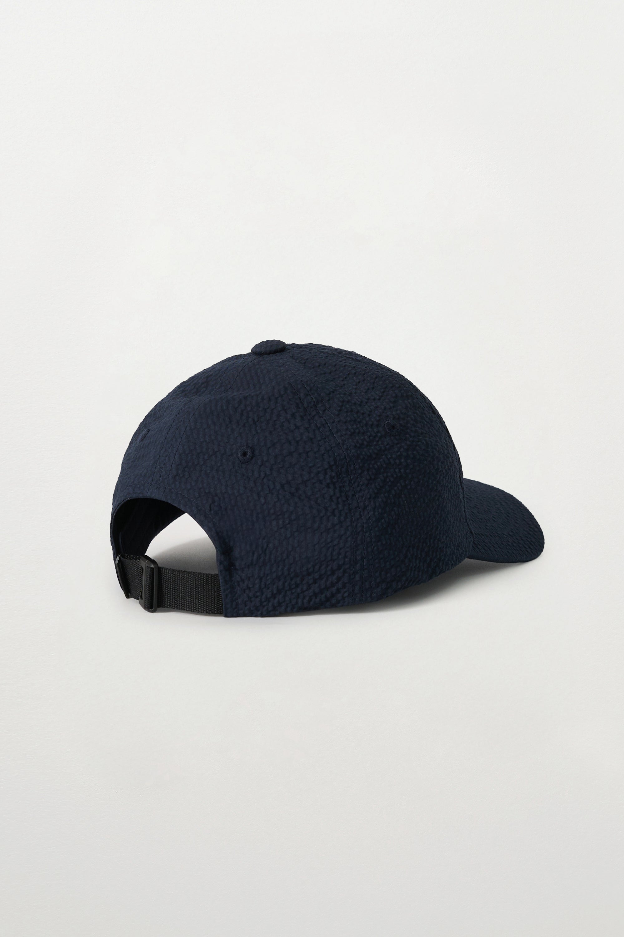 (U) Seersucker Satur Ball Cap Navy