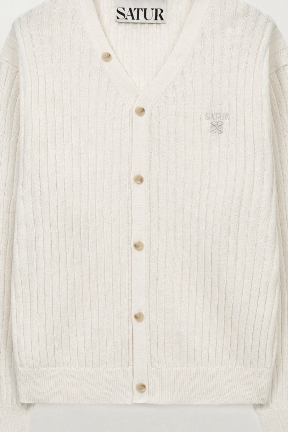 (U) Faro Linen Cardigan White