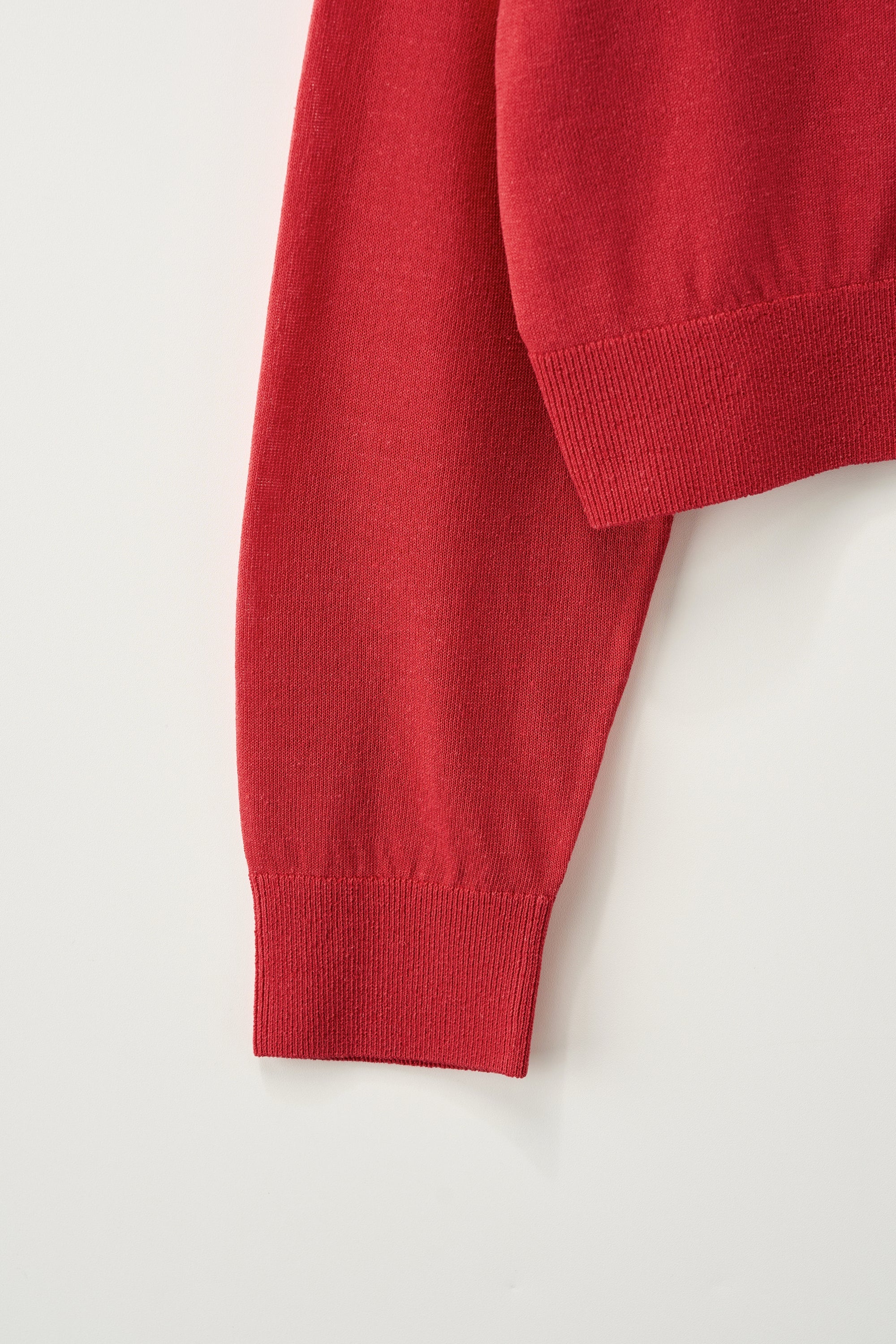 (W) Loren Linen Blend Cardigan Red