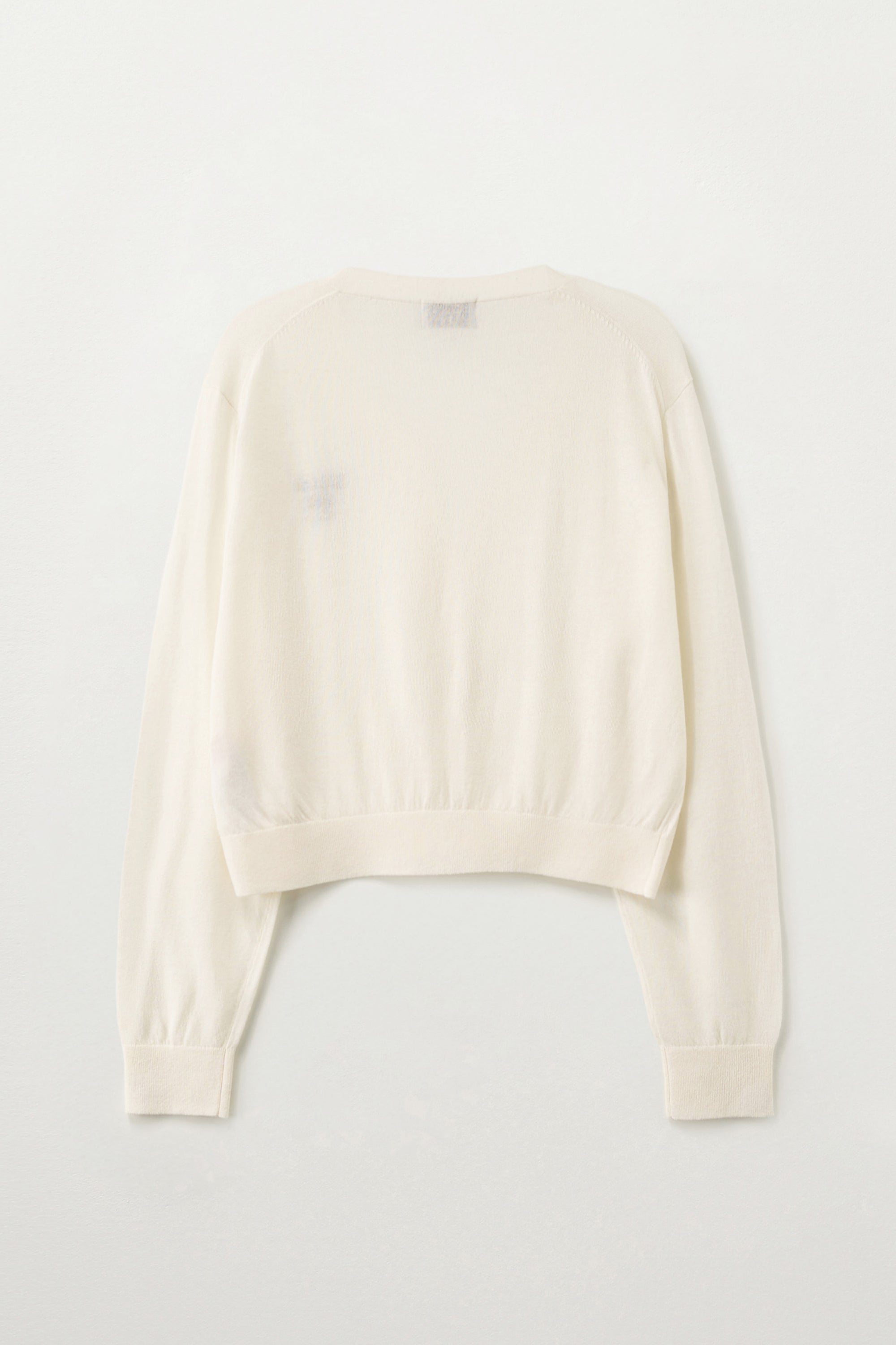 (W) Loren Linen Blend Cardigan White
