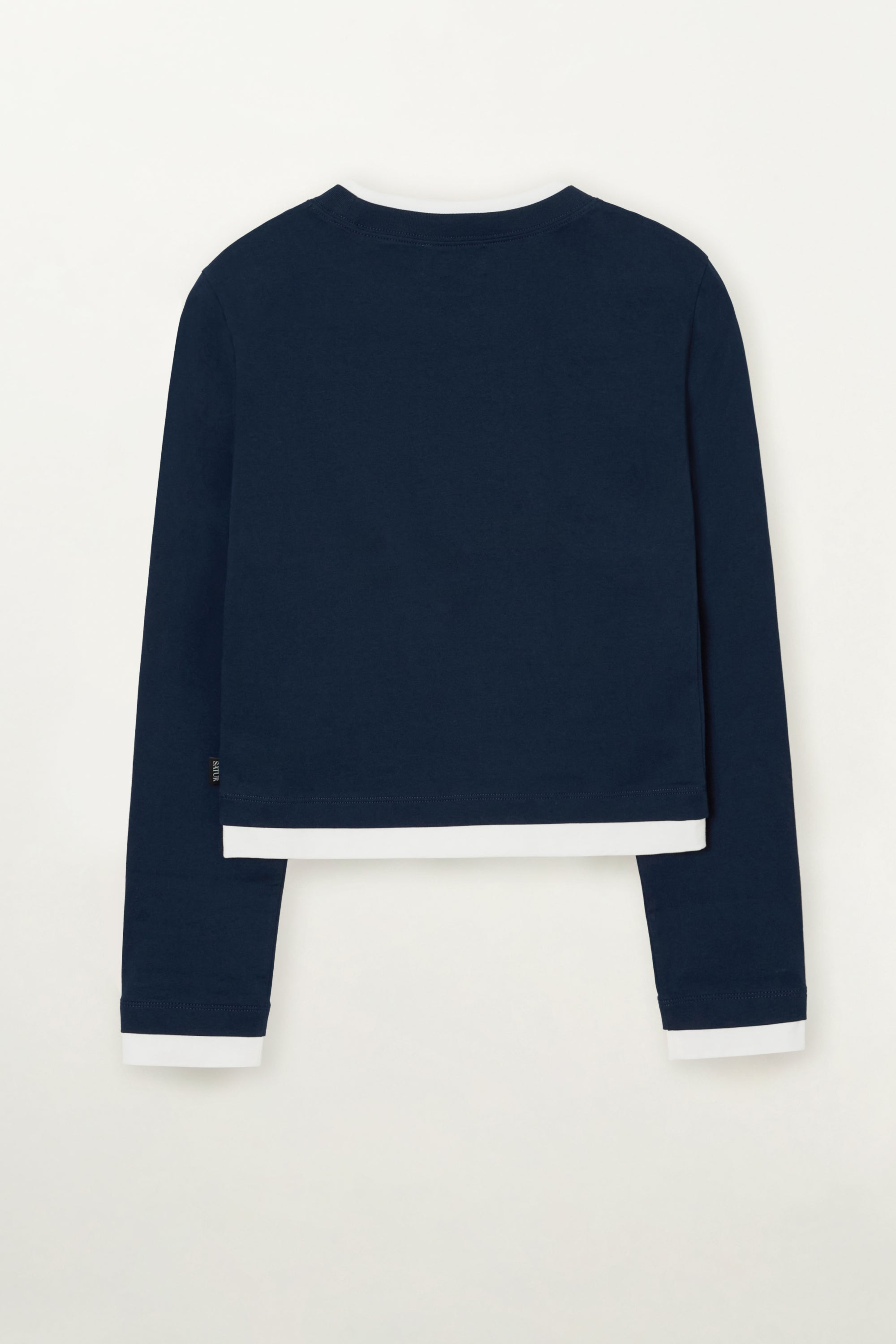 (W) Layered Long Sleeve Navy