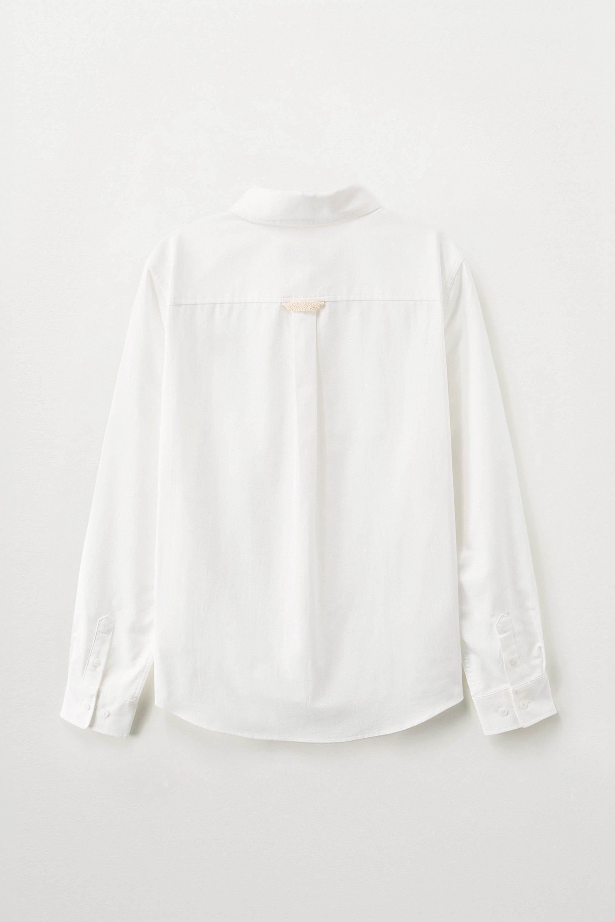 (W) Loren Oxford Shirt White