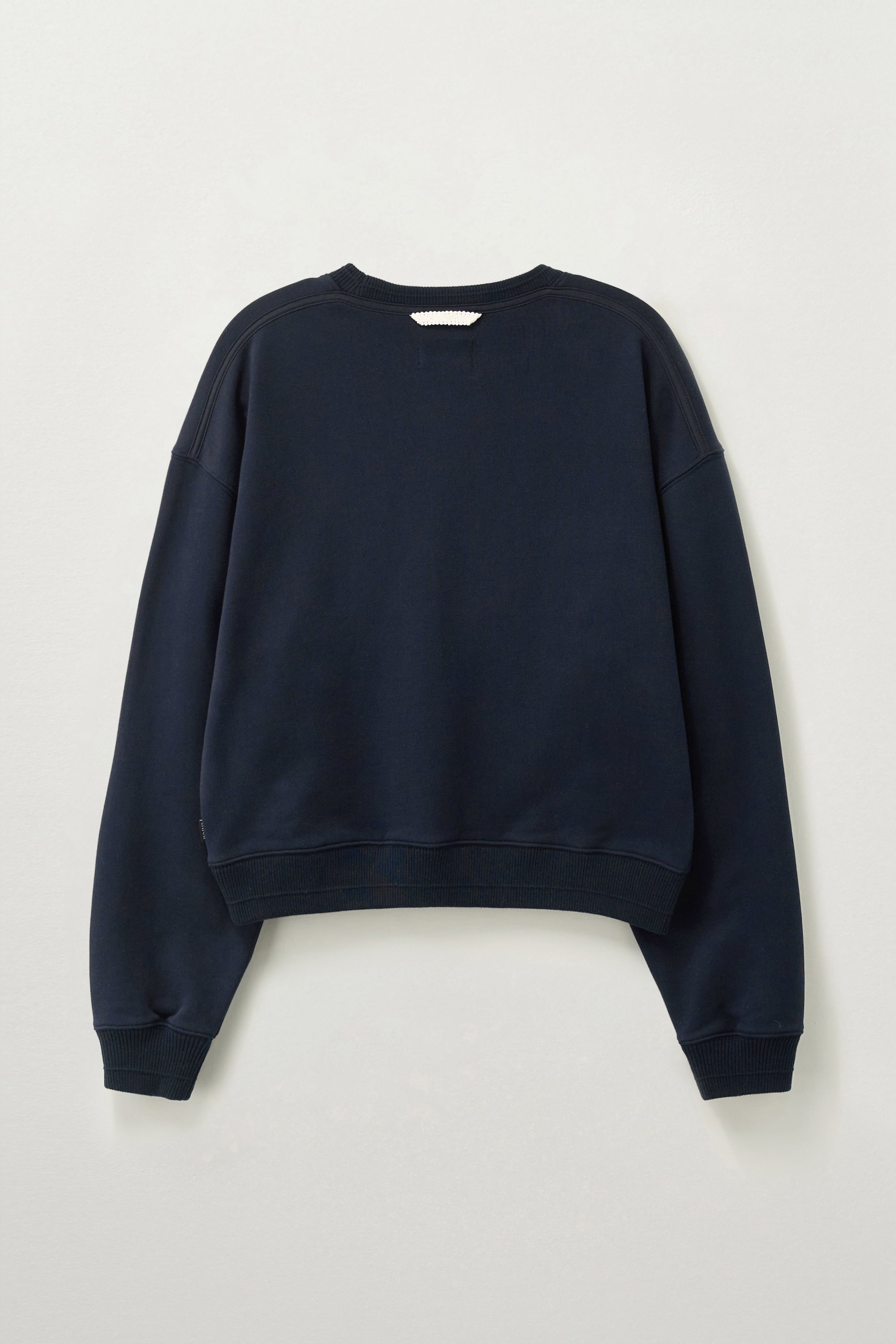 (W) Loren Sl Crop Sweatshirt Navy