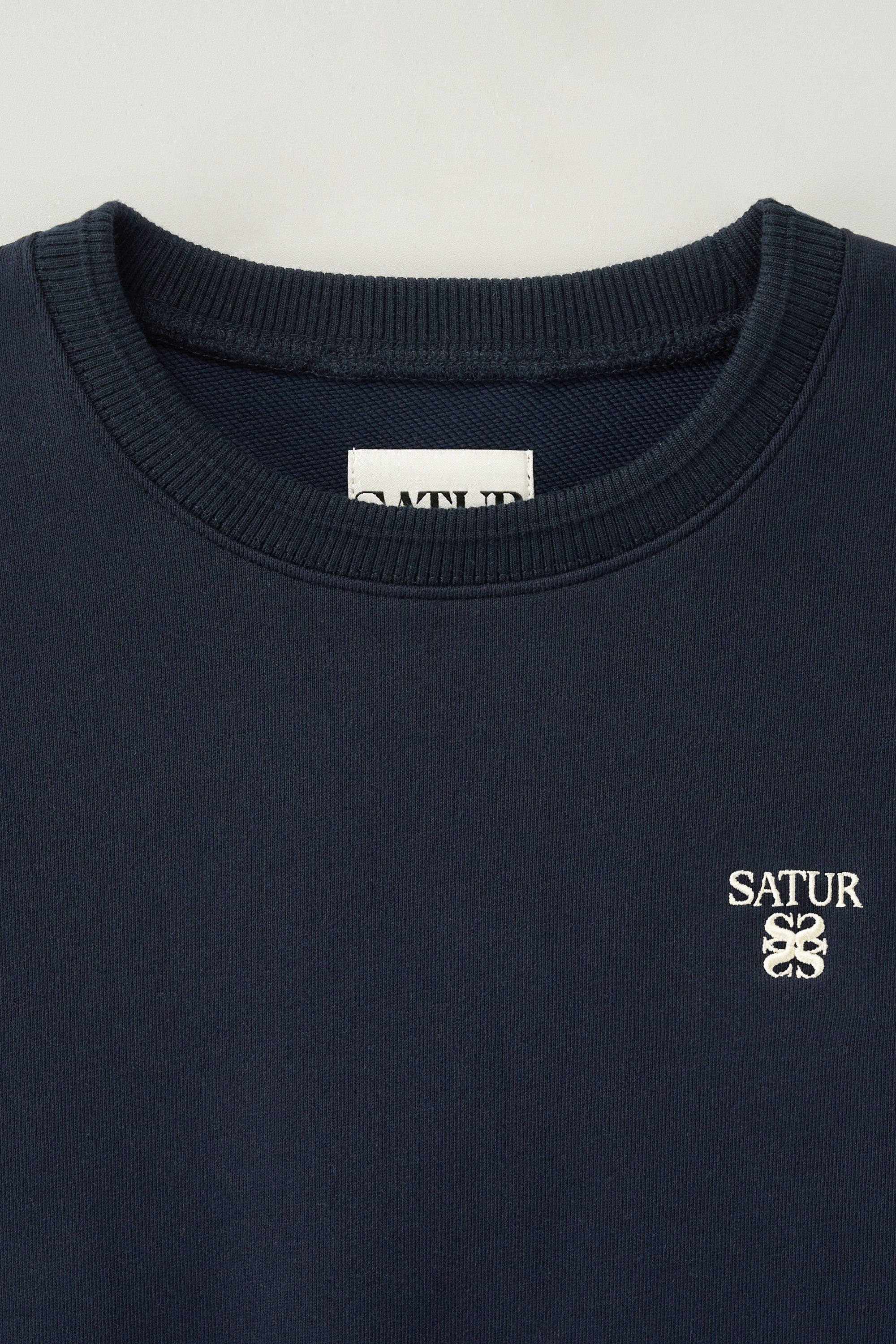 (W) Loren Sl Crop Sweatshirt Navy
