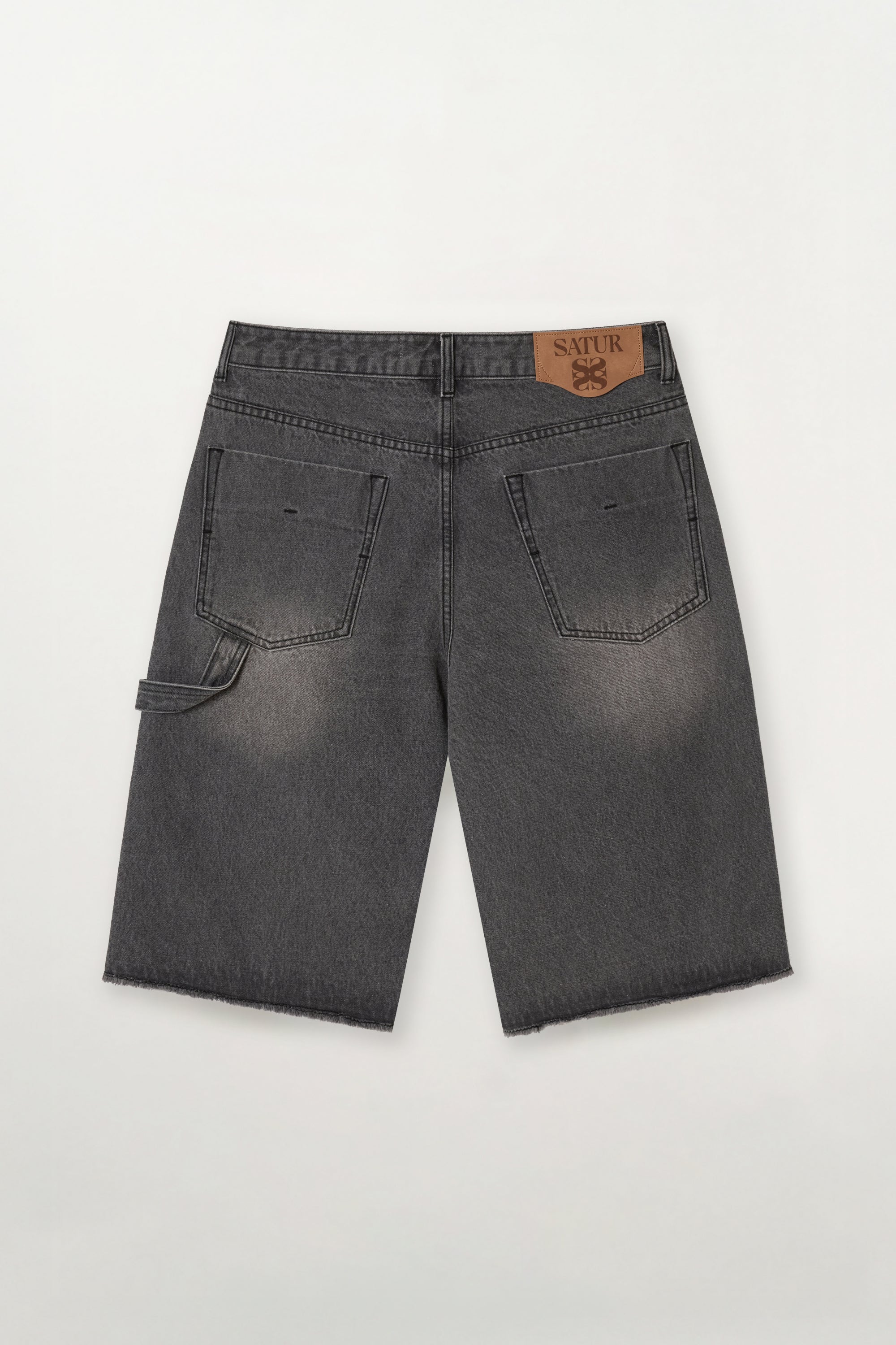 (M) Carpenter Denim Pants Gray