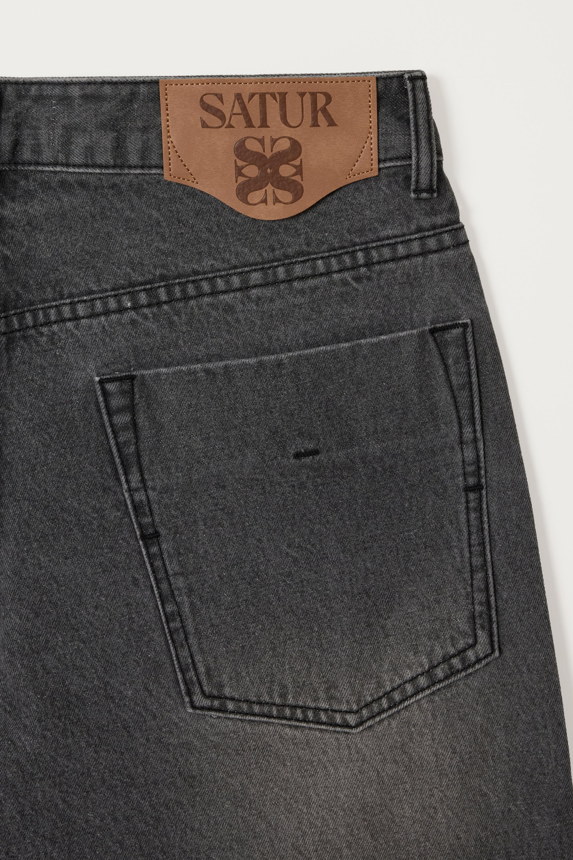 (M) Carpenter Denim Pants Gray