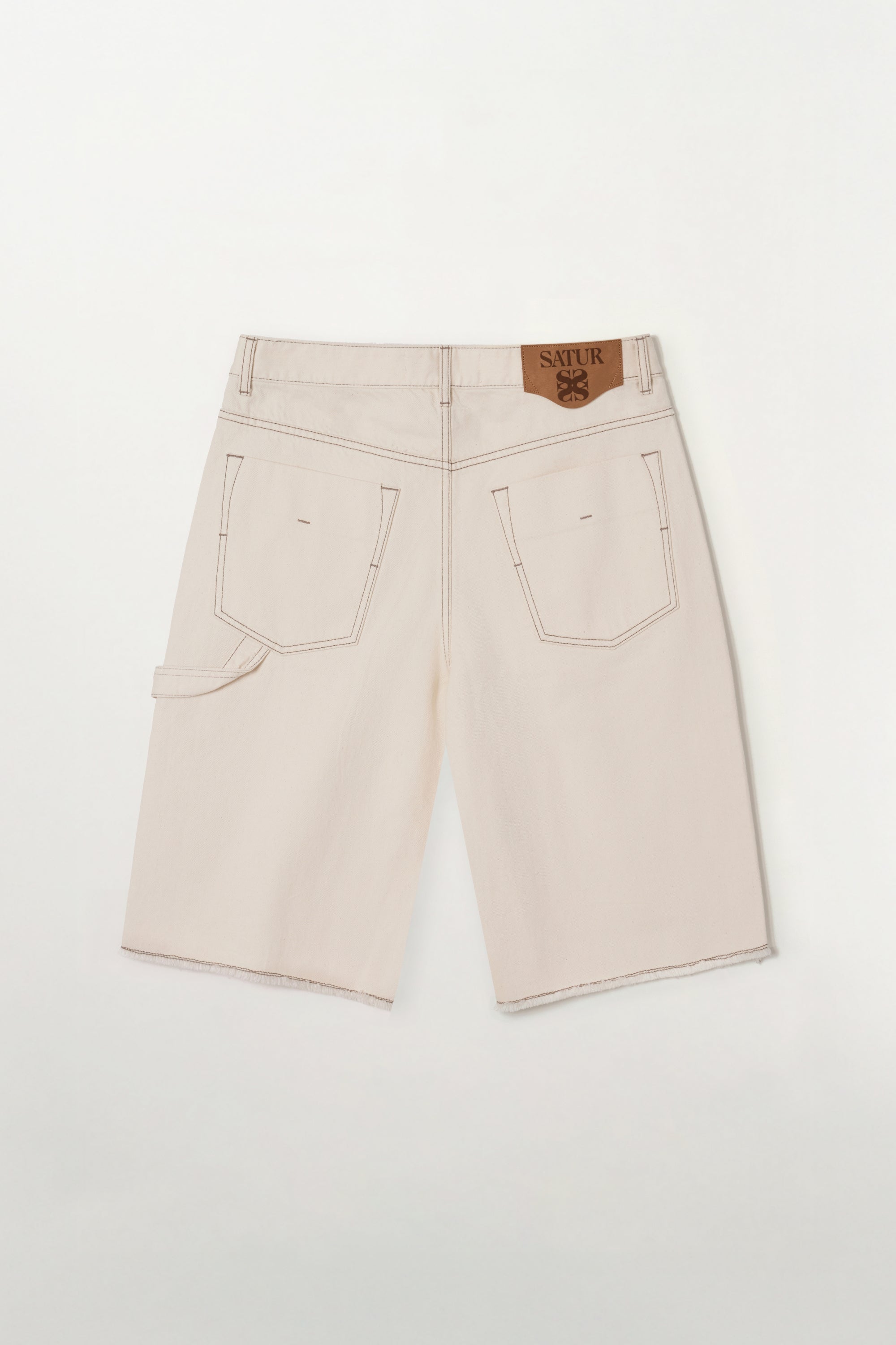 (M) Carpenter Denim Pants Ecru