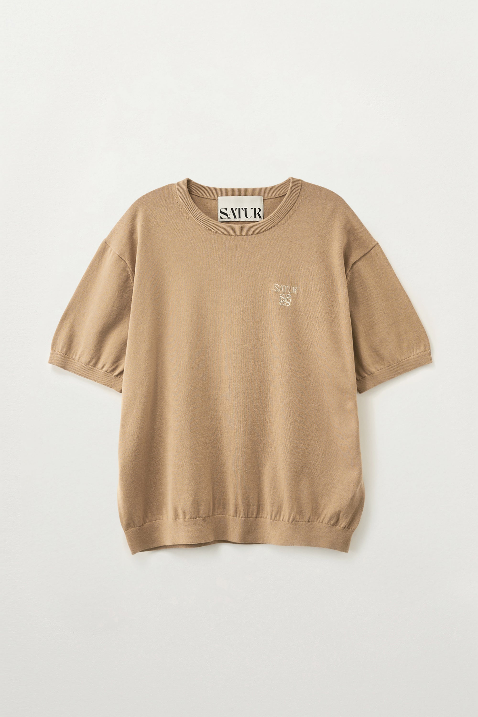 (M) Loren Fine Half Knit Beige