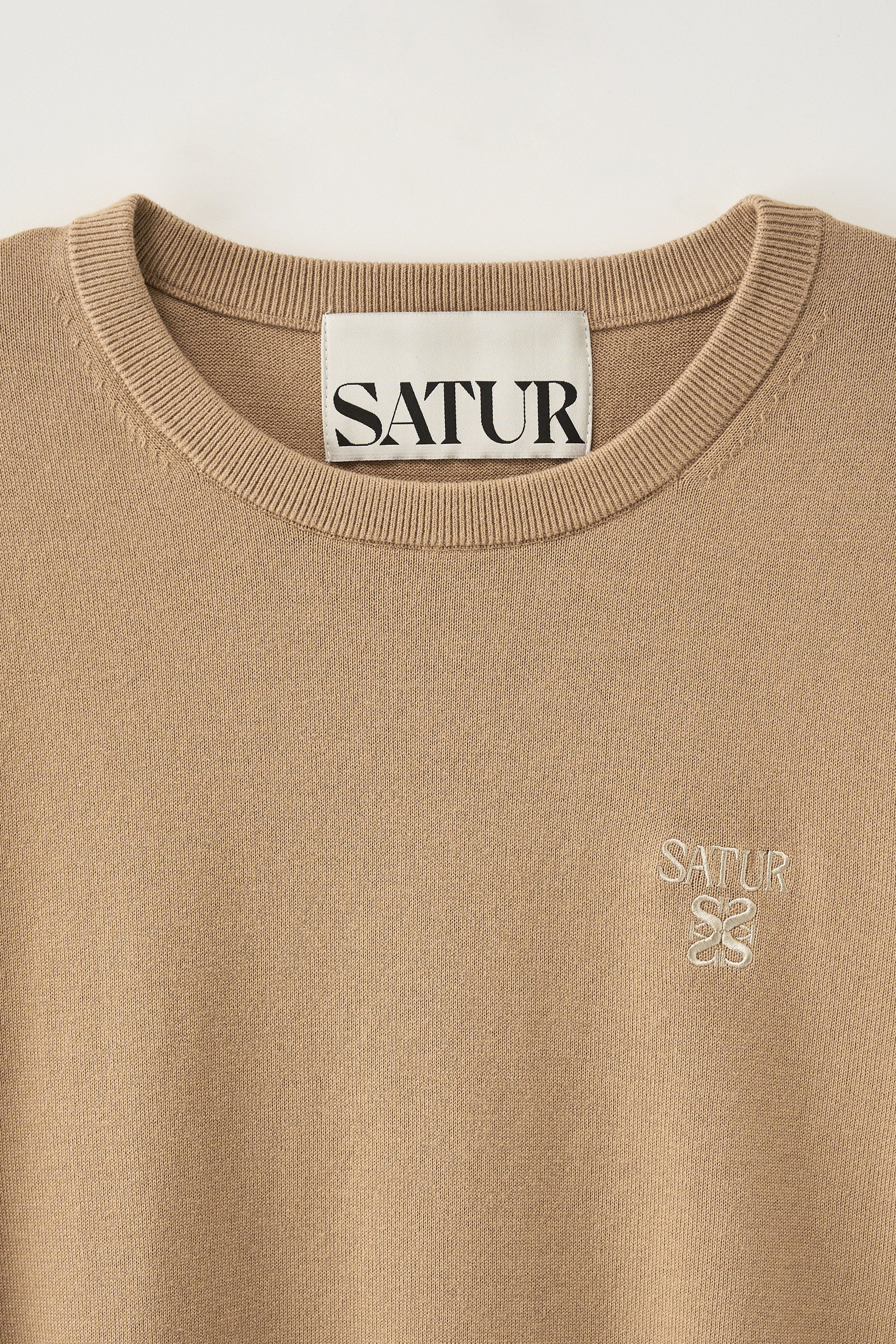 (M) Loren Fine Half Knit Beige