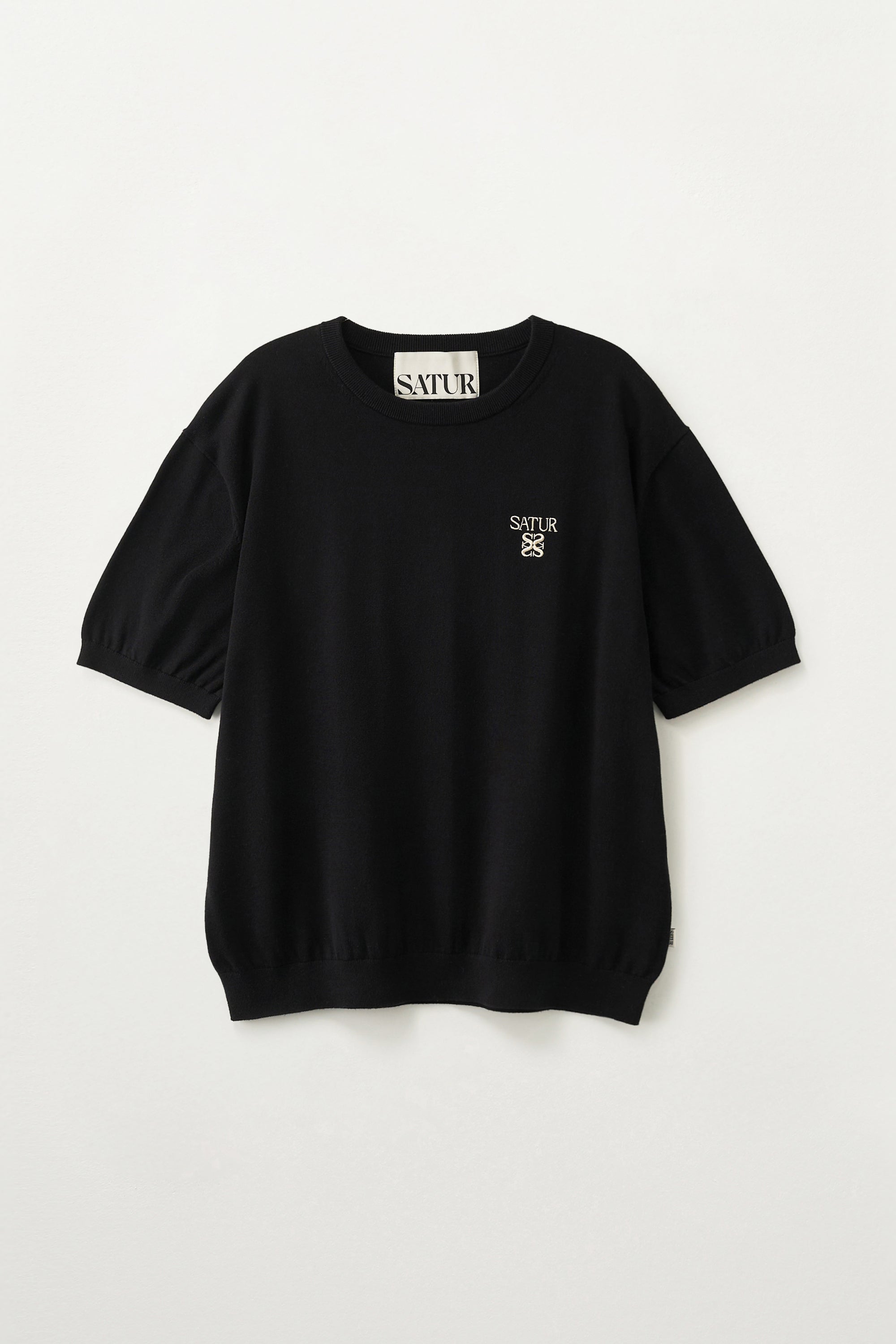 (M) Loren Fine Half Knit Black