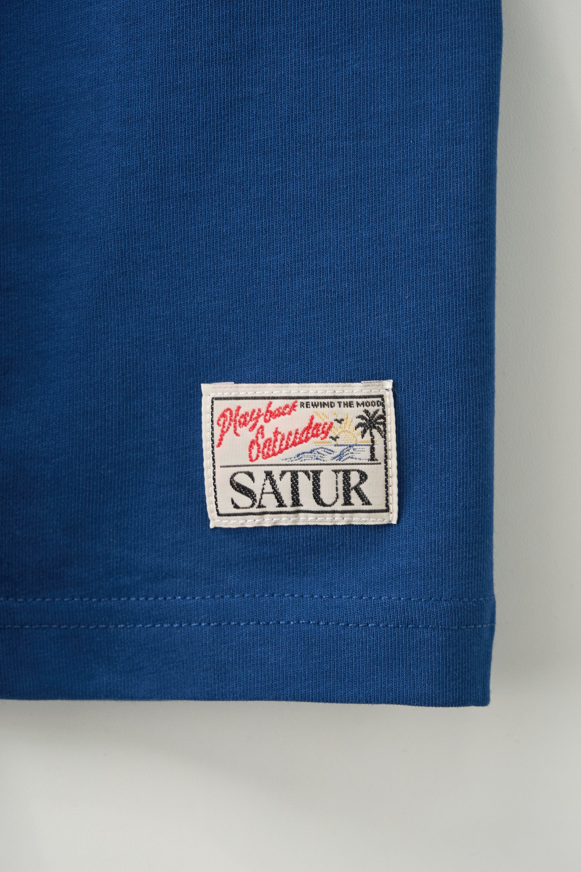 (M) Mirrorball Oversized Tee Blue