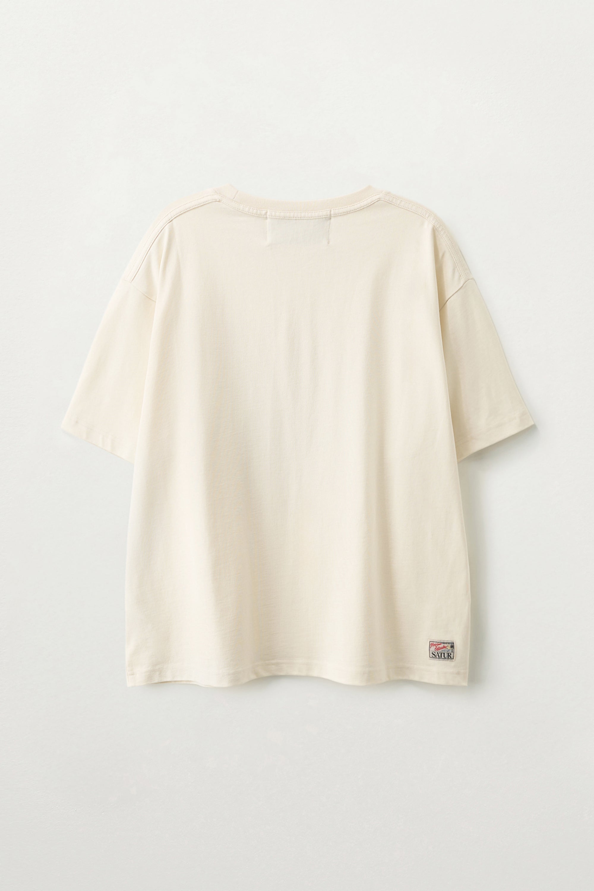 (M) Mirrorball Oversized Tee Cream