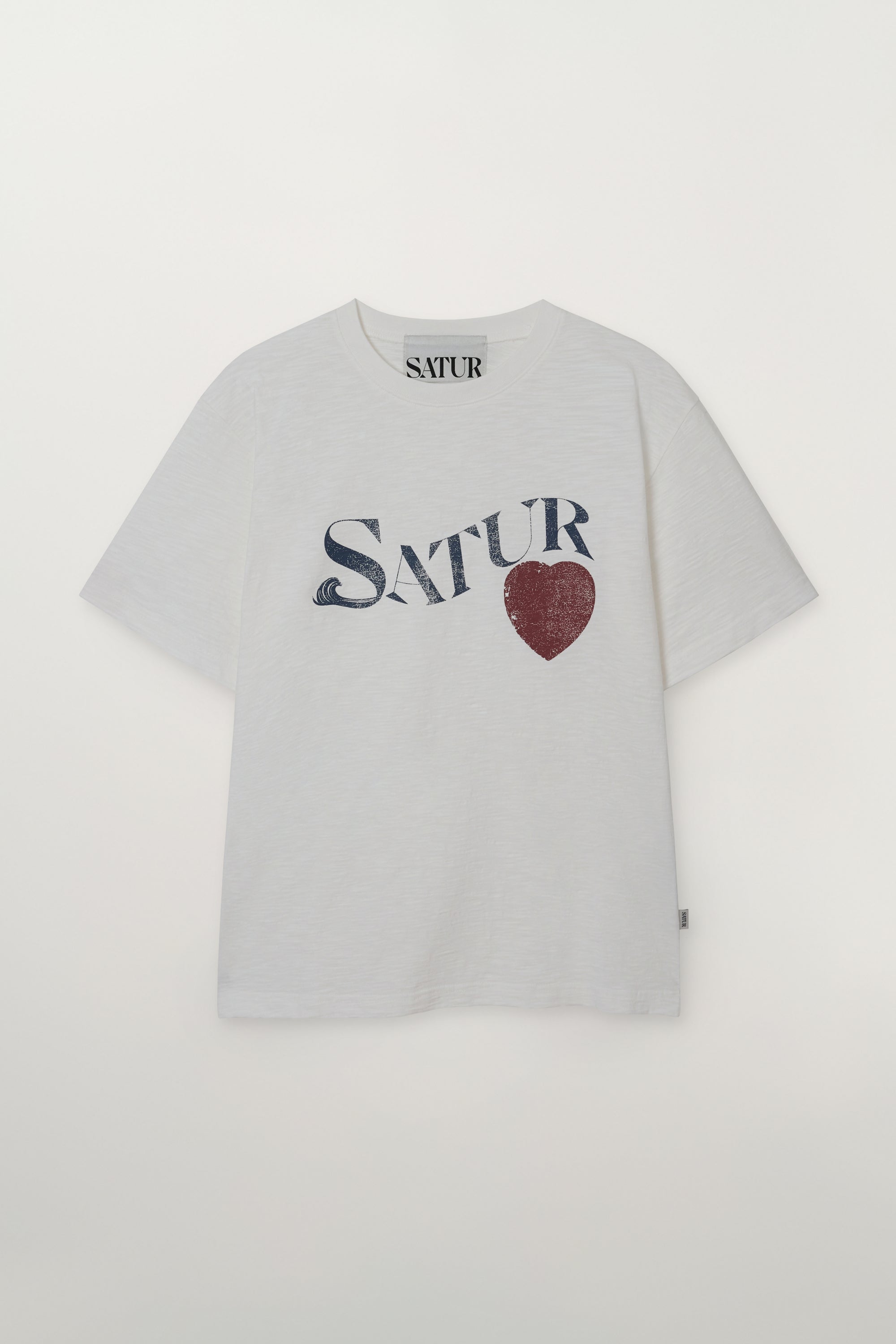 (M) Wave Logo Rl Slub Tshirt White