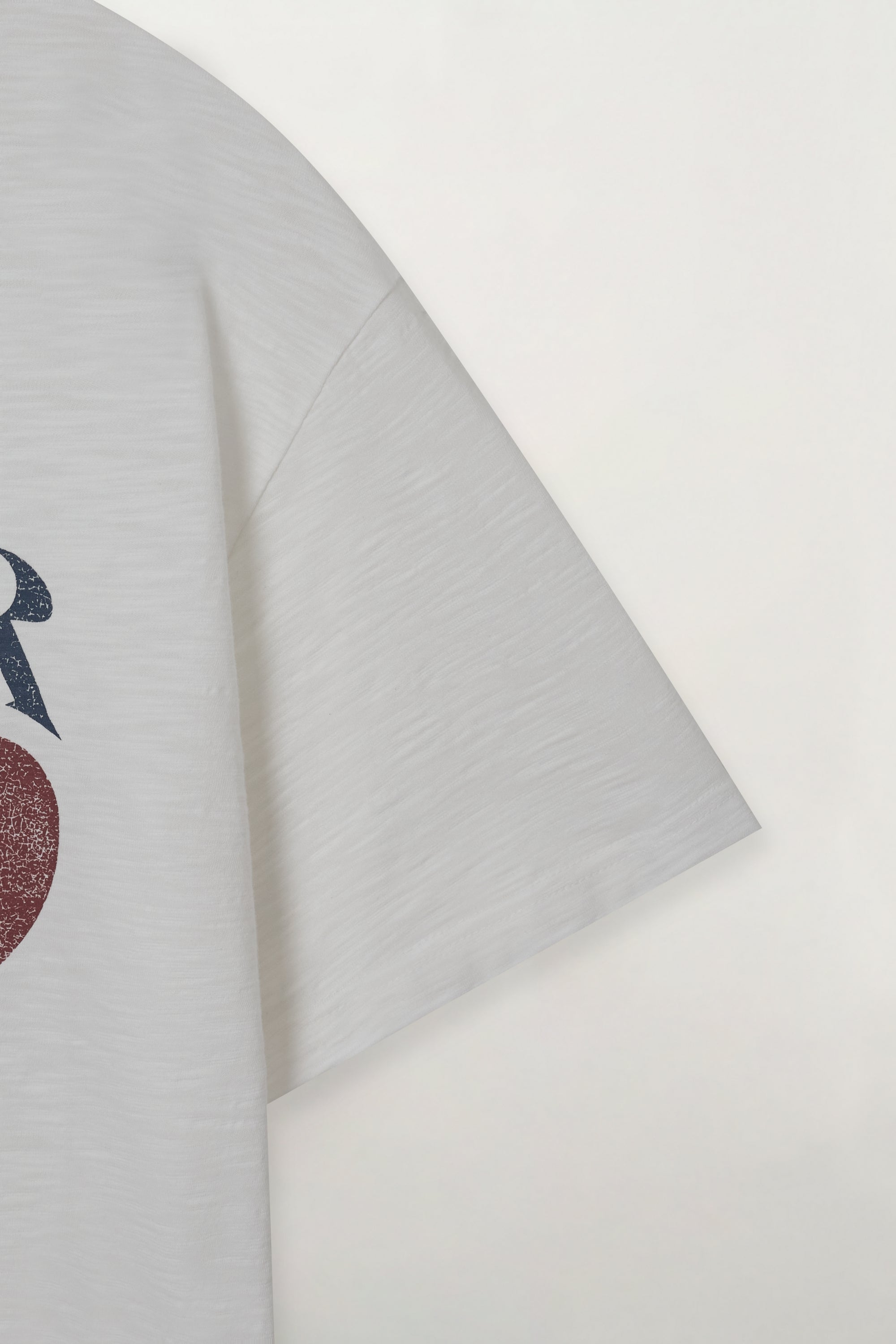 (M) Wave Logo Rl Slub Tshirt White