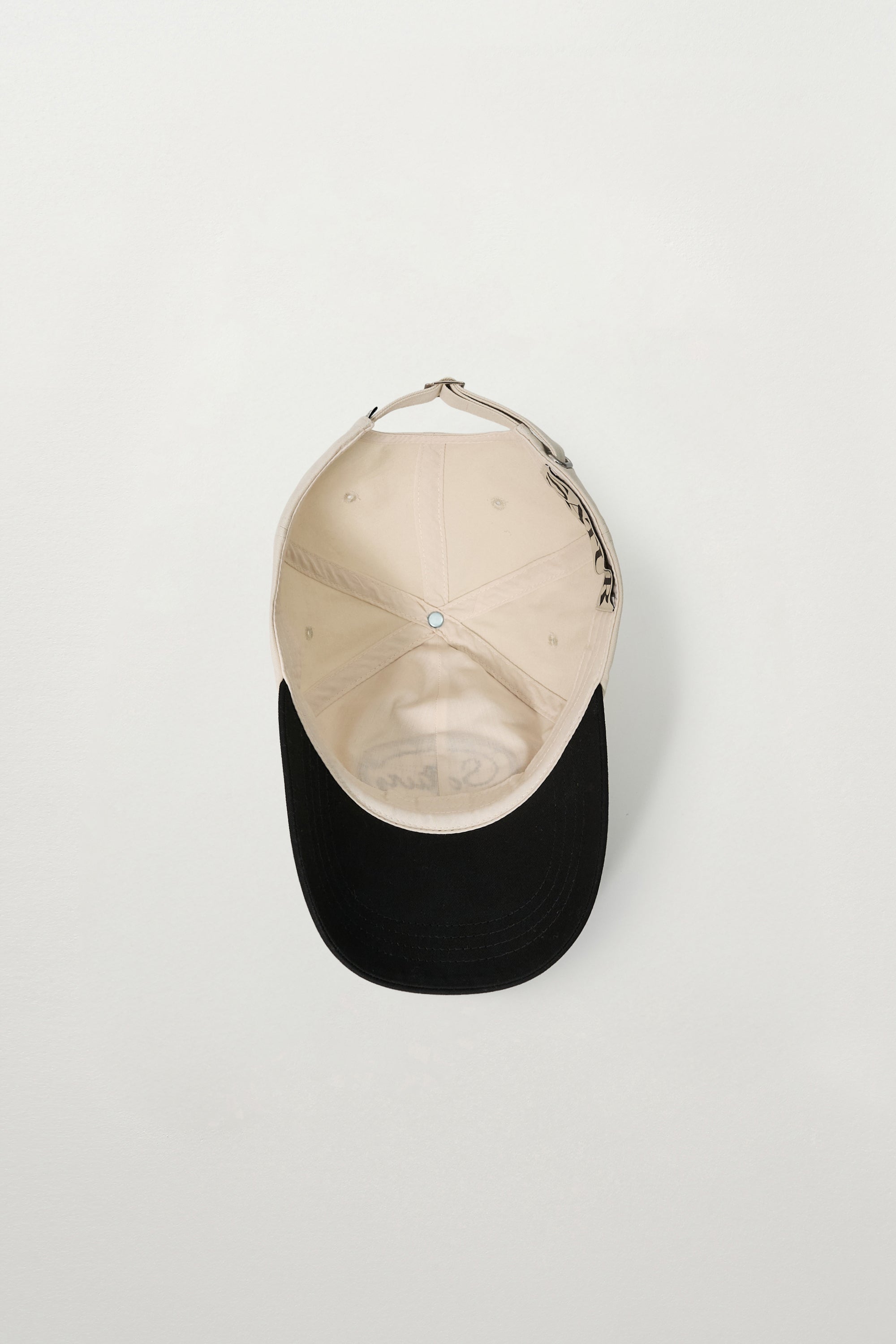 (U) Rope Embroidery Wappen Cap Cream