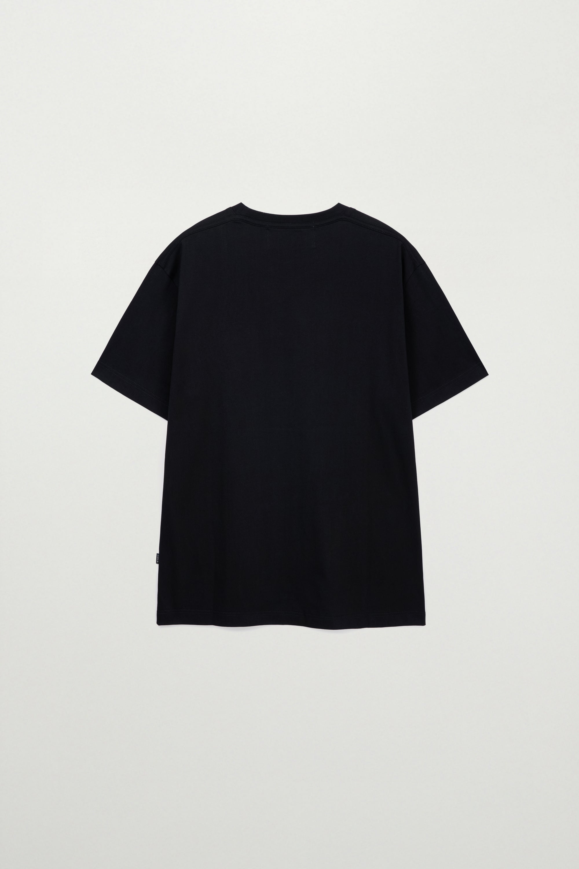 (U) Gradient Embroidery Tee Black