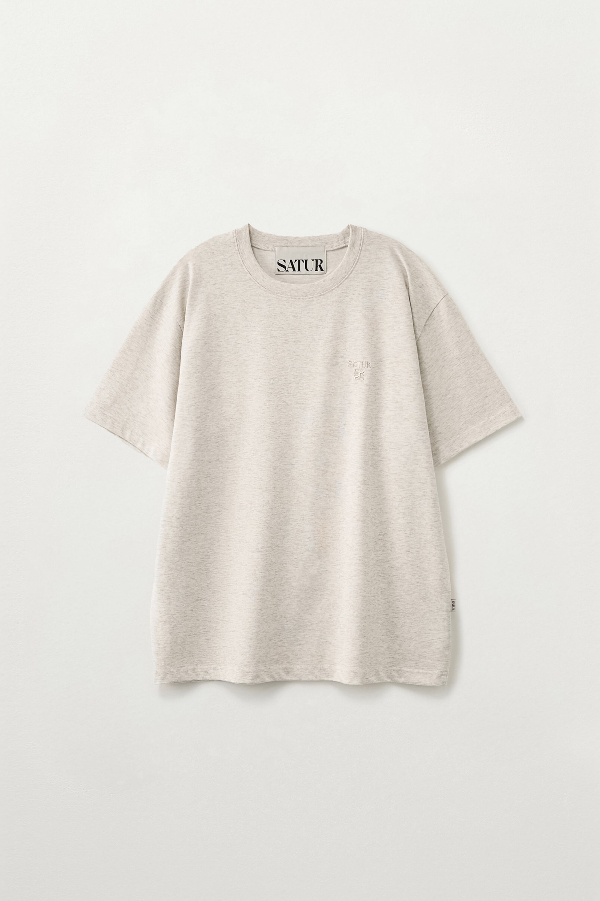 (U) Loren Classic Logo Tshirt Oatmeal