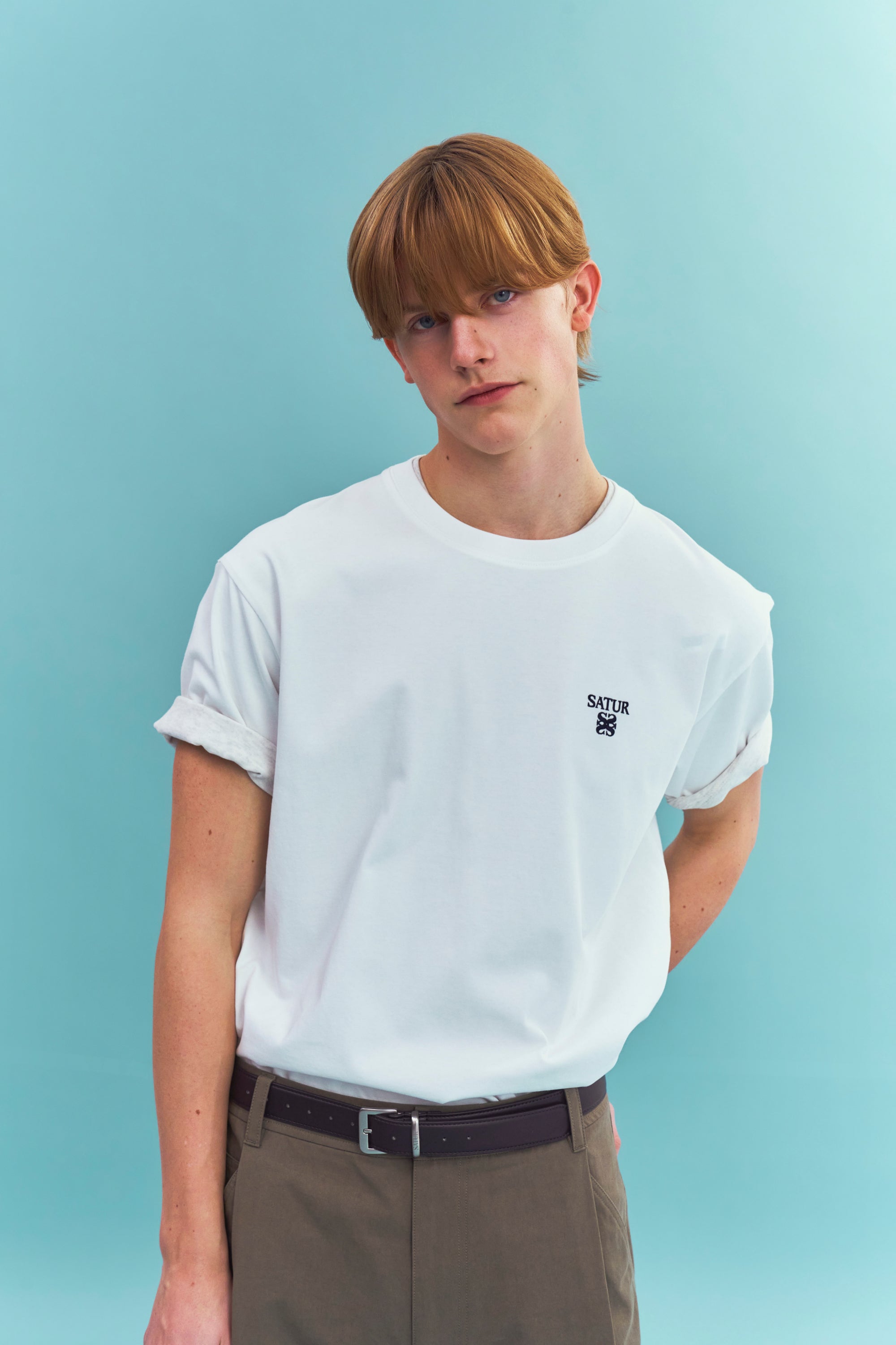 (U) Loren Classic Logo Tshirt White