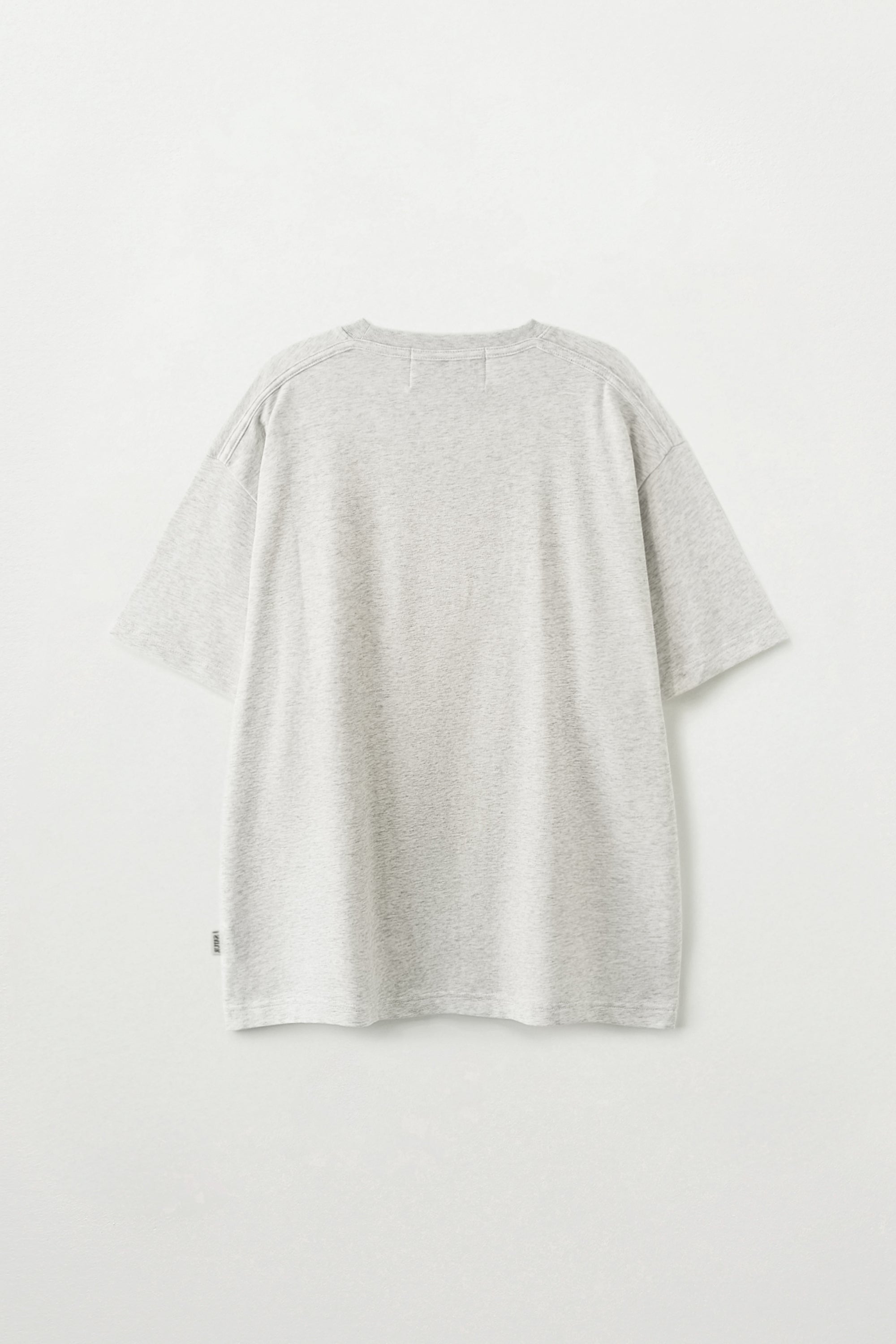 (U) Apero Logo Oversize Tee Melange White