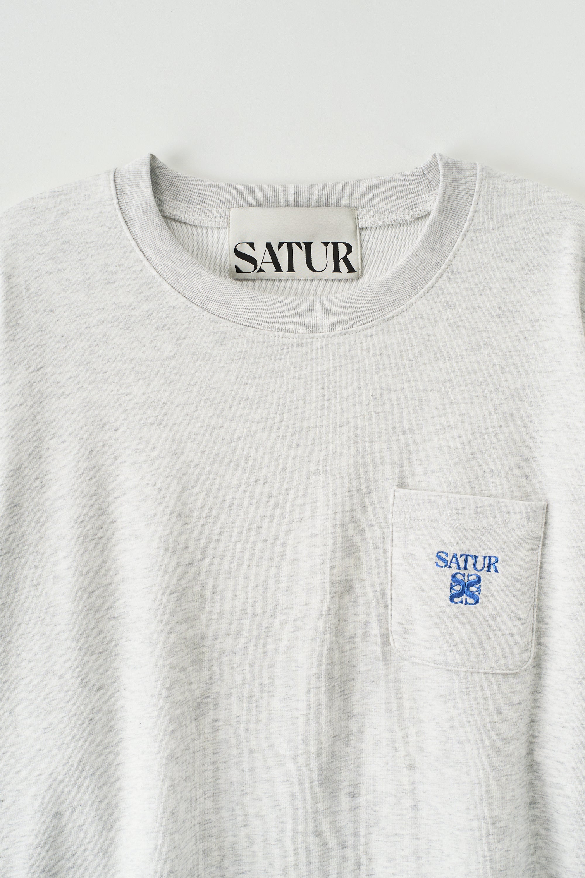 (U) Apero Logo Oversize Tee Melange White