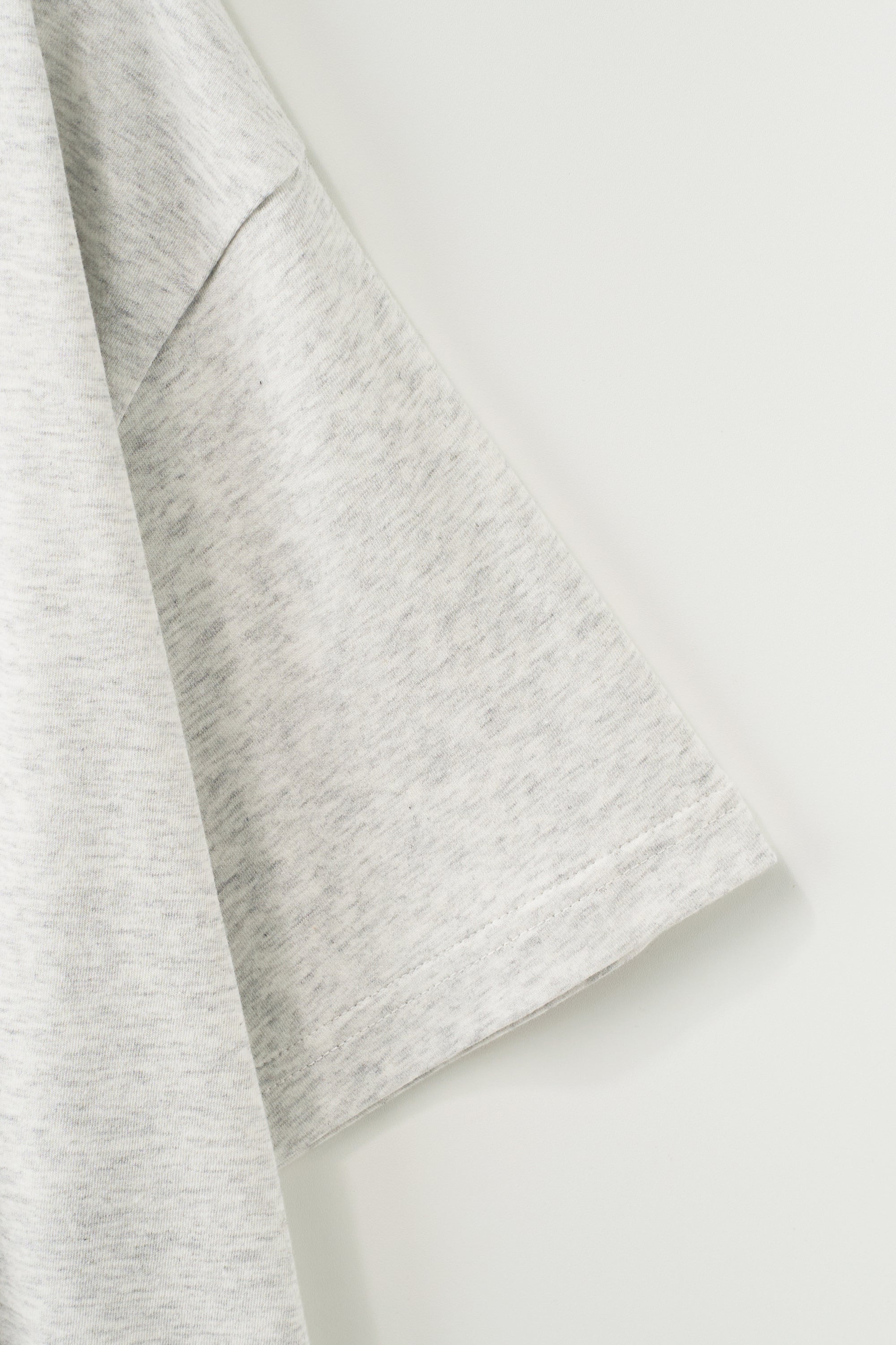 (U) Apero Logo Oversize Tee Melange White
