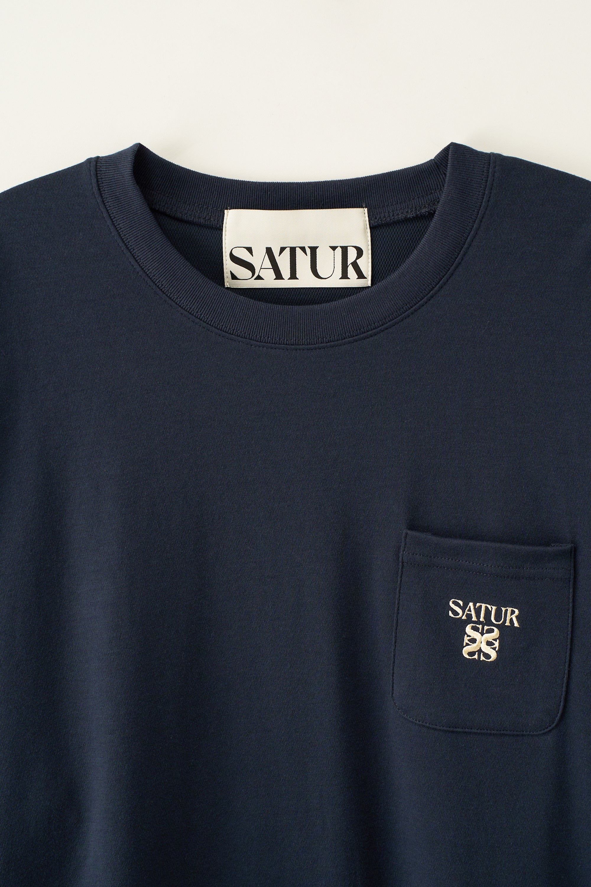 (U) Apero Logo Oversize Tee Navy