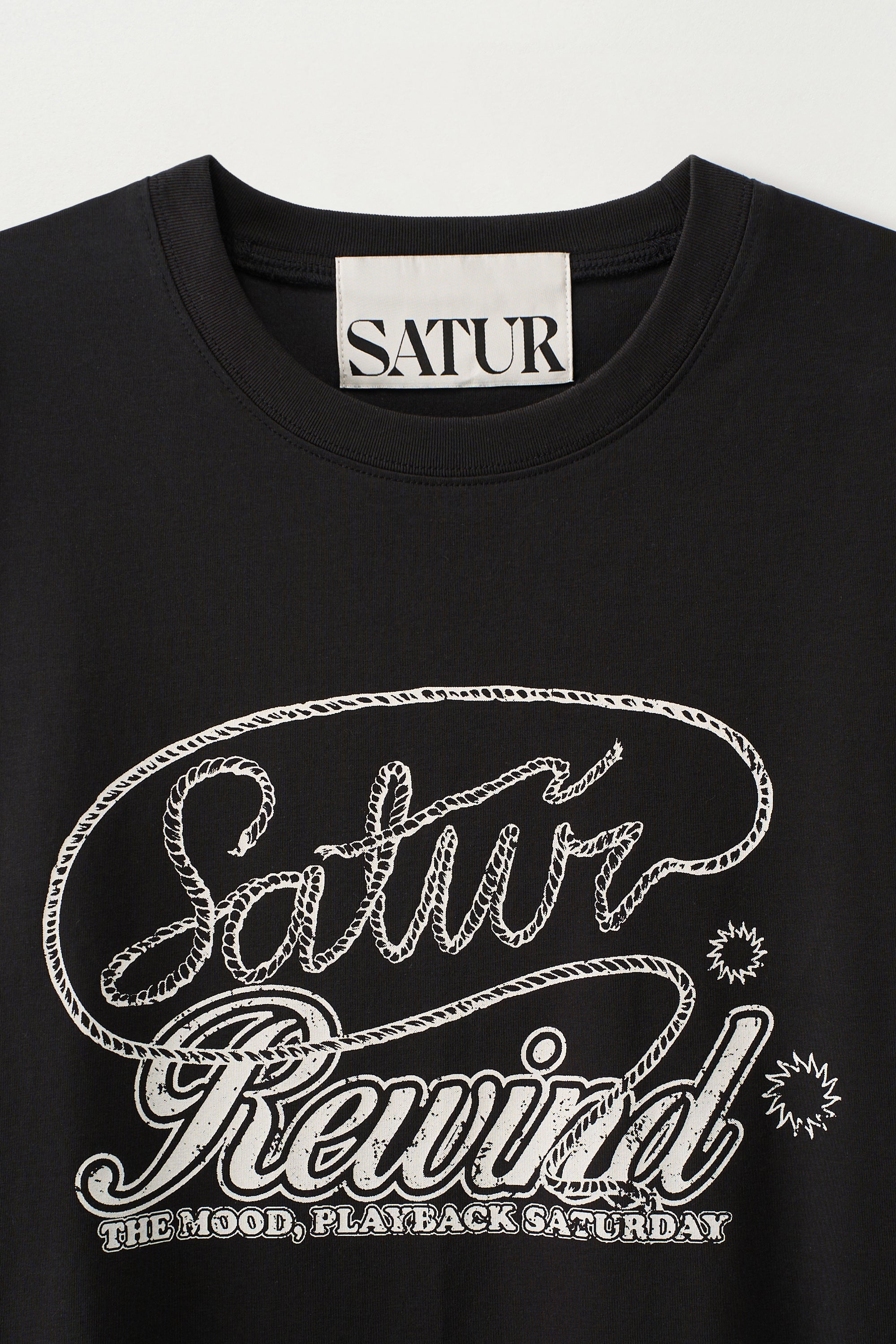 (U) Rewind Loose Fit Tee Black