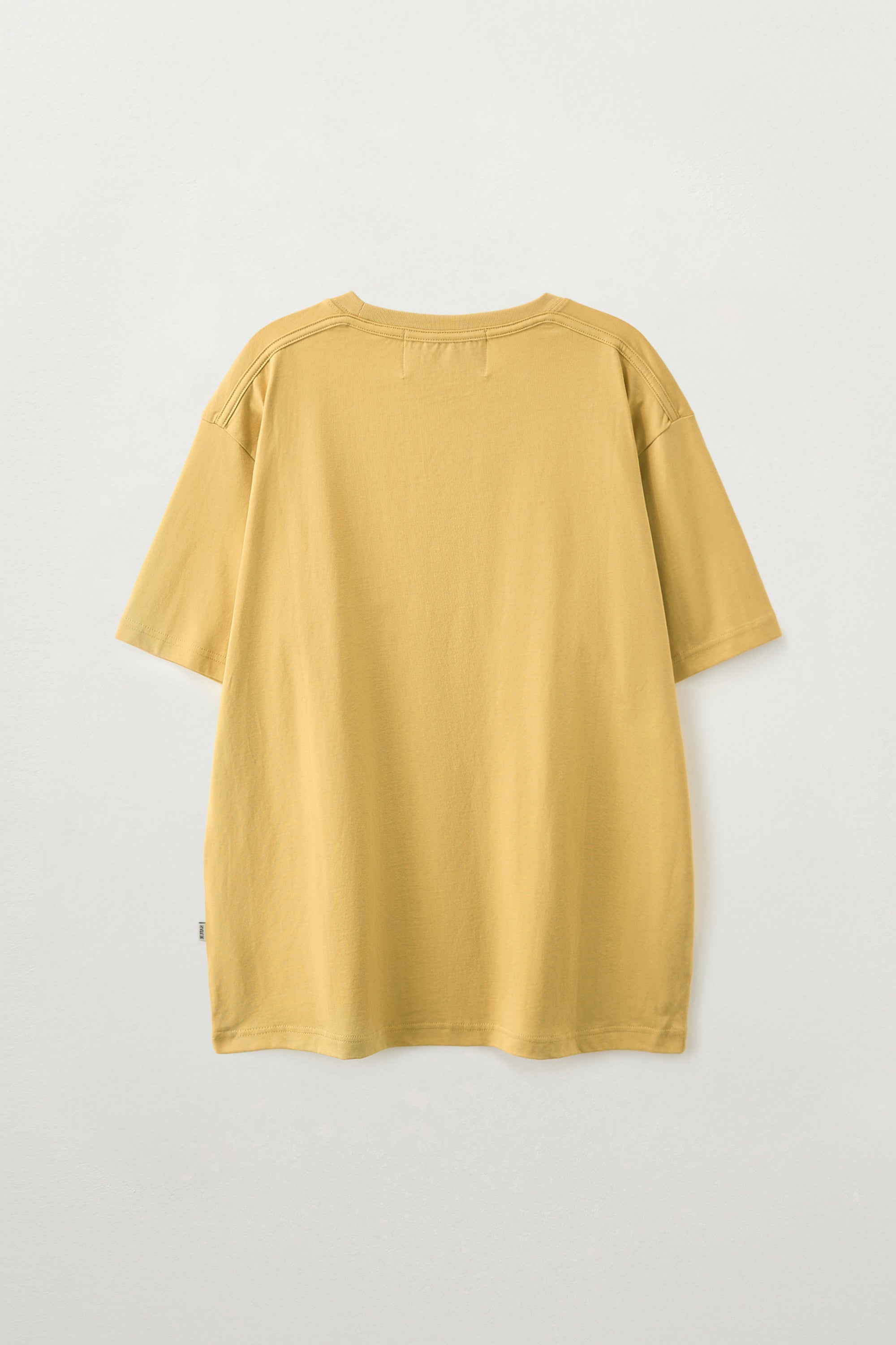 (U) New Sun Retro Half Tshirt Yellow
