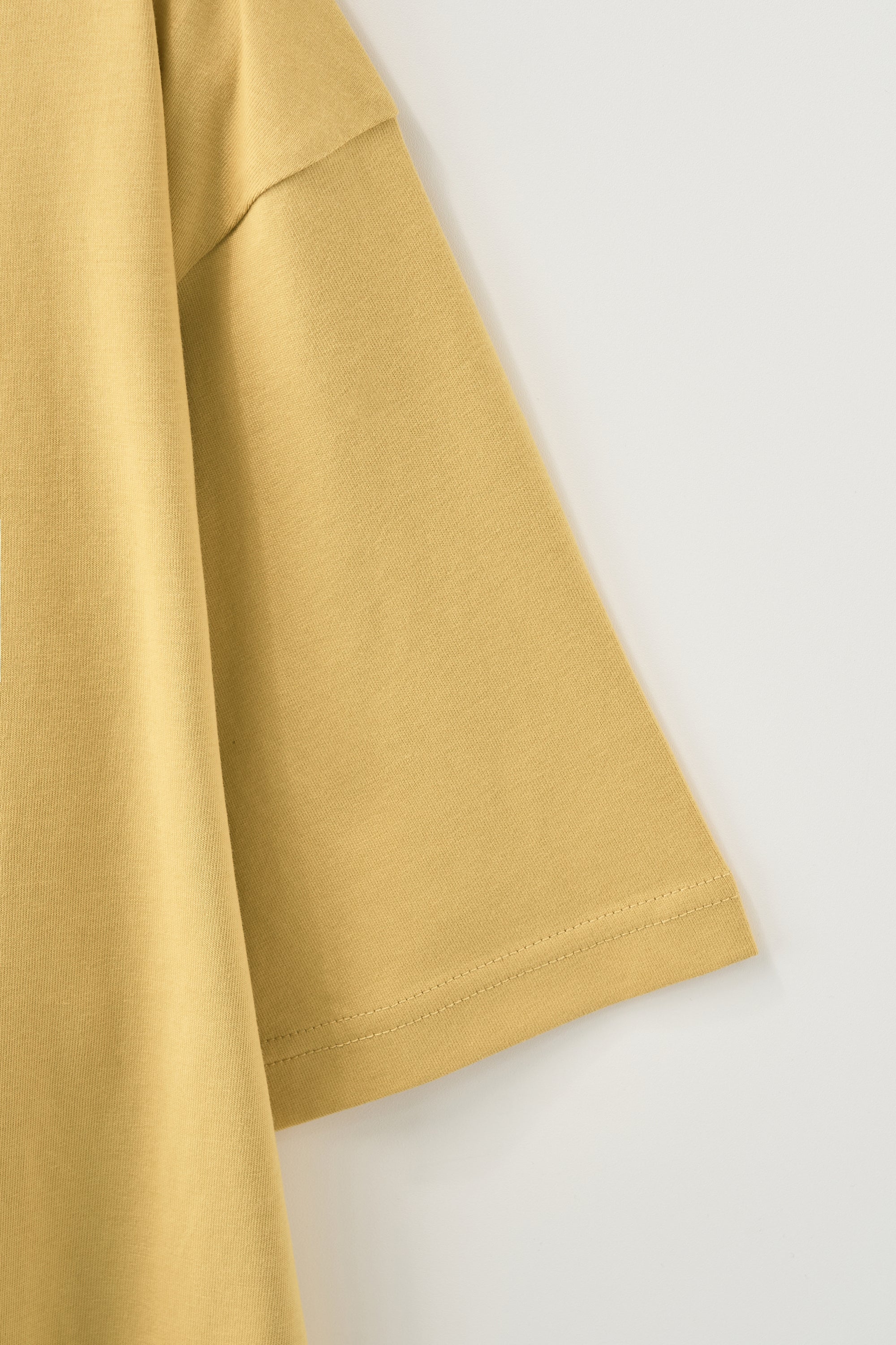 (U) New Sun Retro Half Tshirt Yellow
