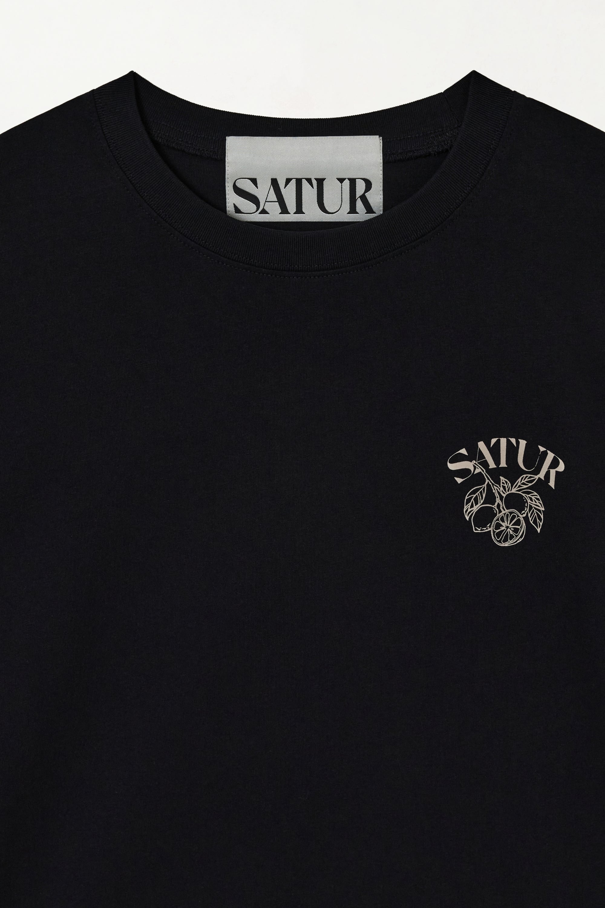 (U) Citron Back Logo Tee Black