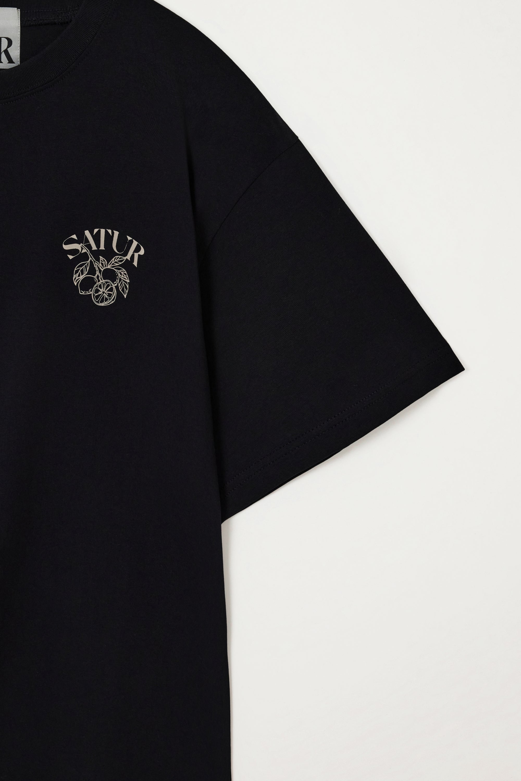 (U) Citron Back Logo Tee Black