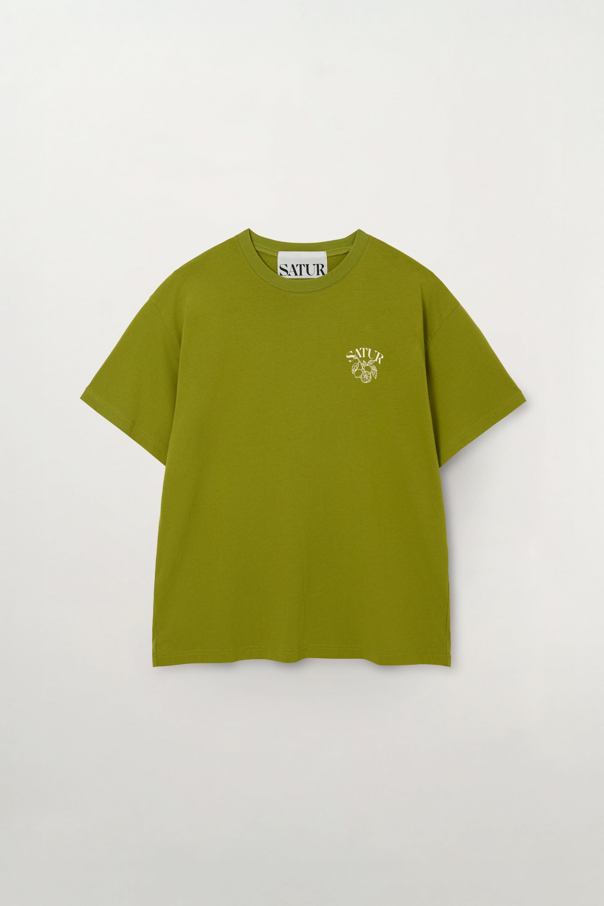 (U) Citron Back Logo Tee Olive Green